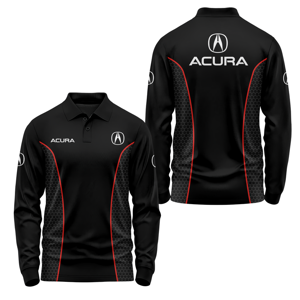 Acura Long Sleeve Polo USPL2769