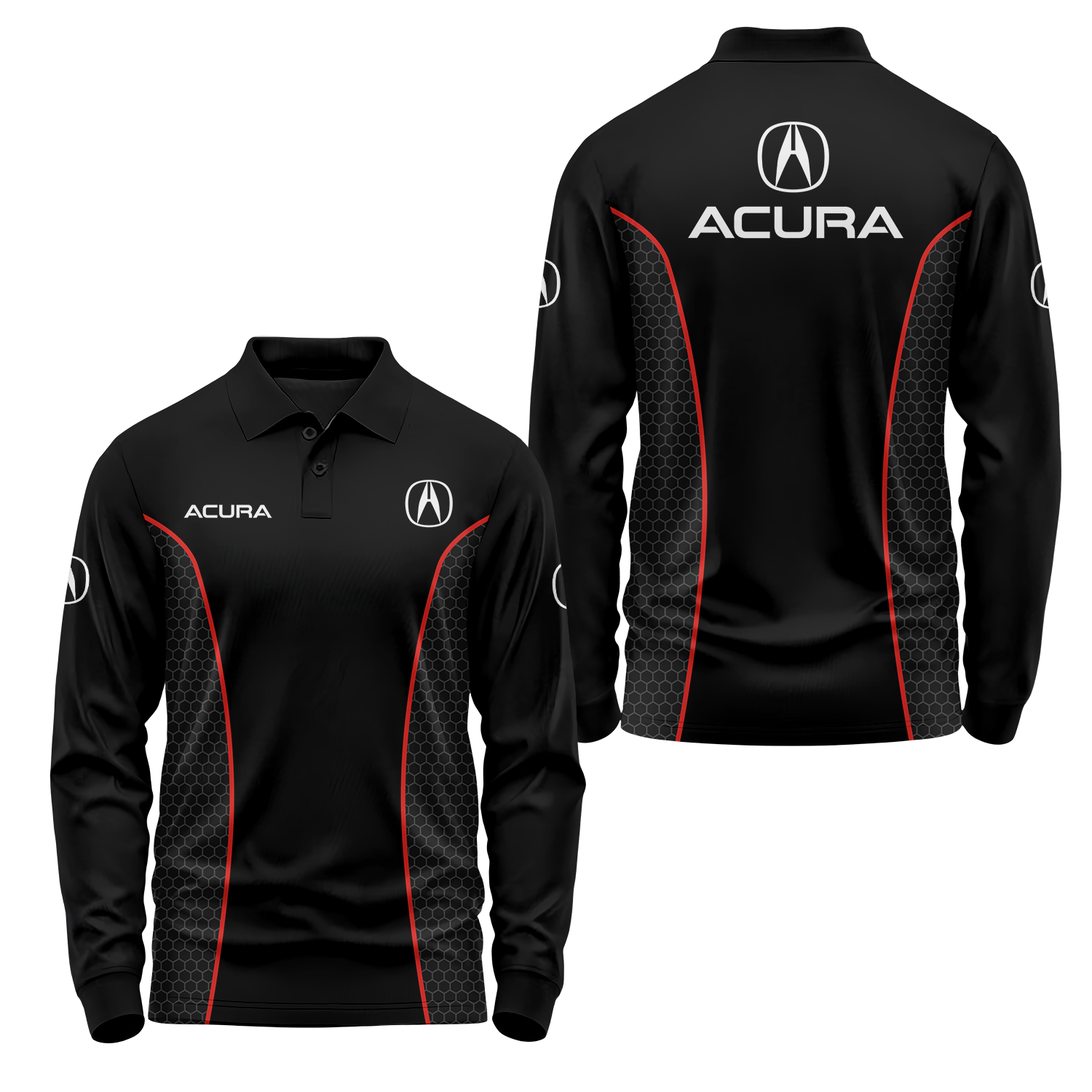 Acura Long Sleeve Polo USPL2769
