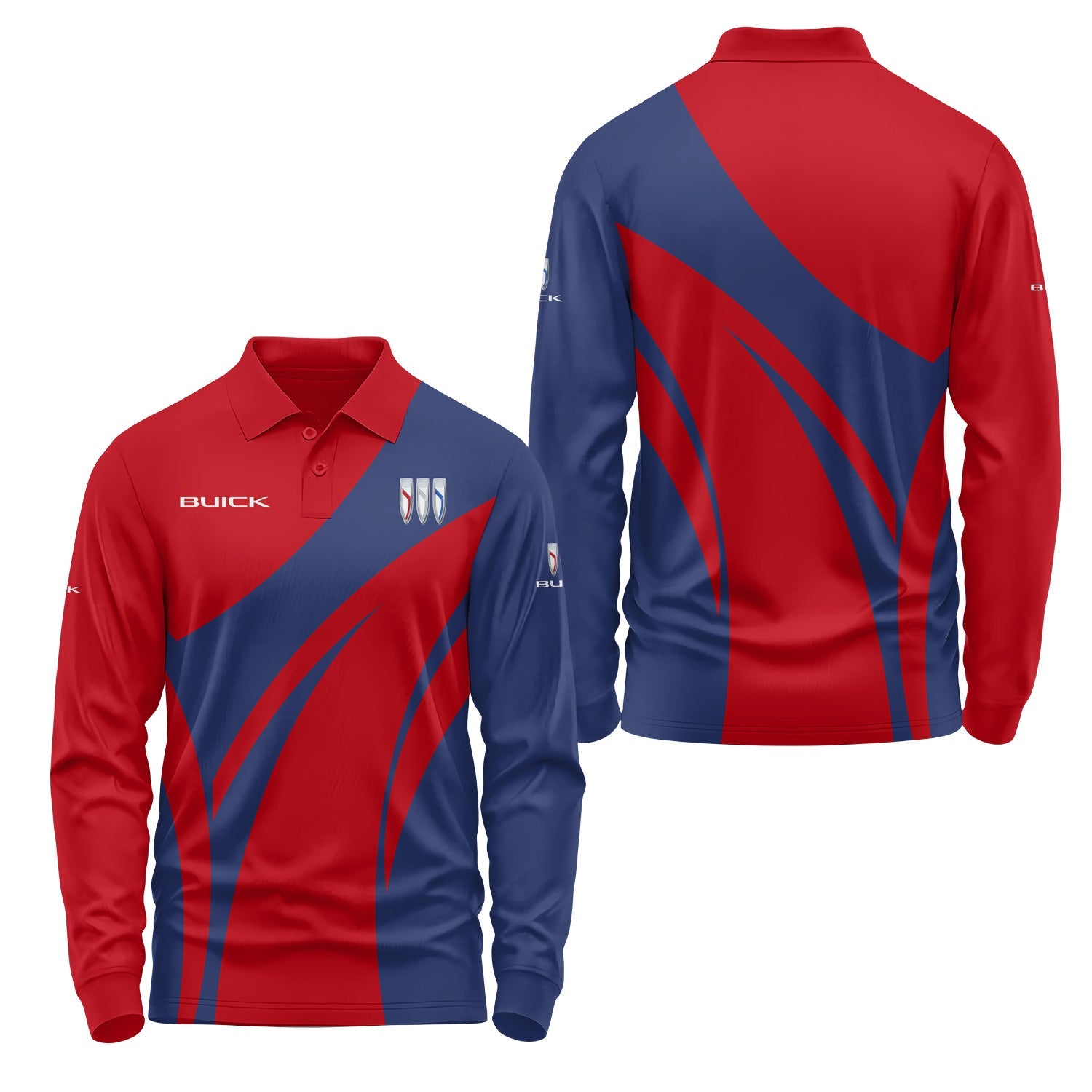 Buick Long Sleeve Polo USPL3099