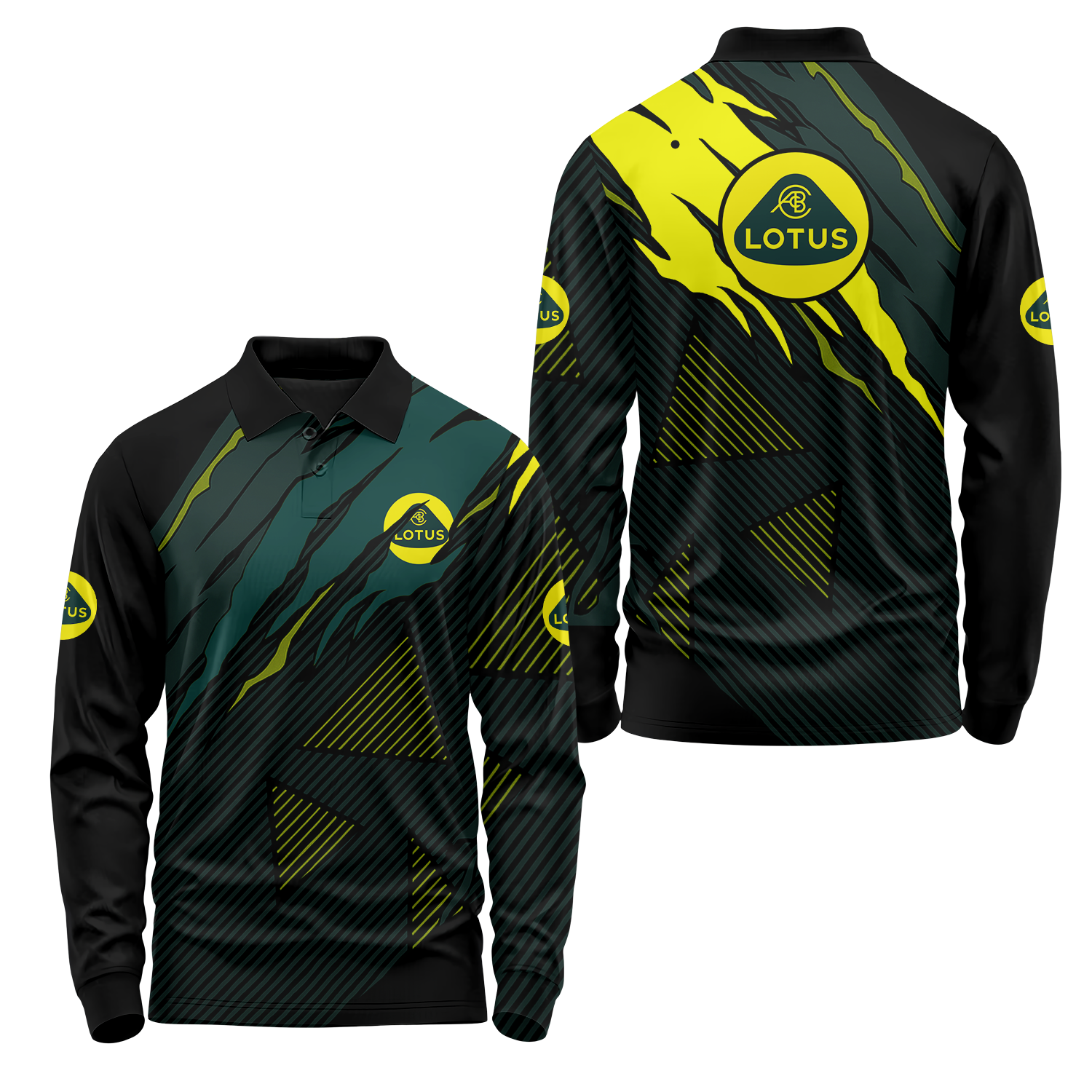 Lotus Long Sleeve Polo USPL2600