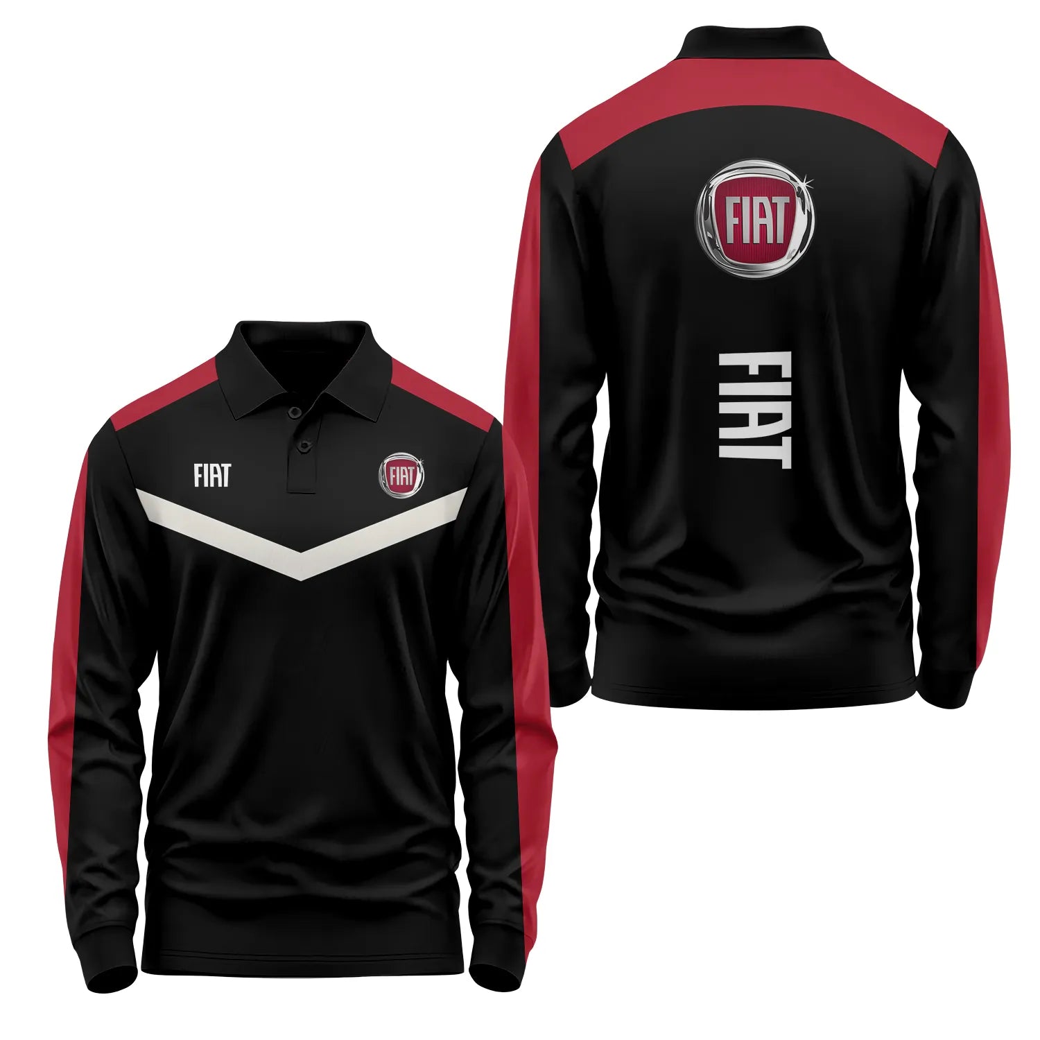 Fiat Long Sleeve Polo SC035