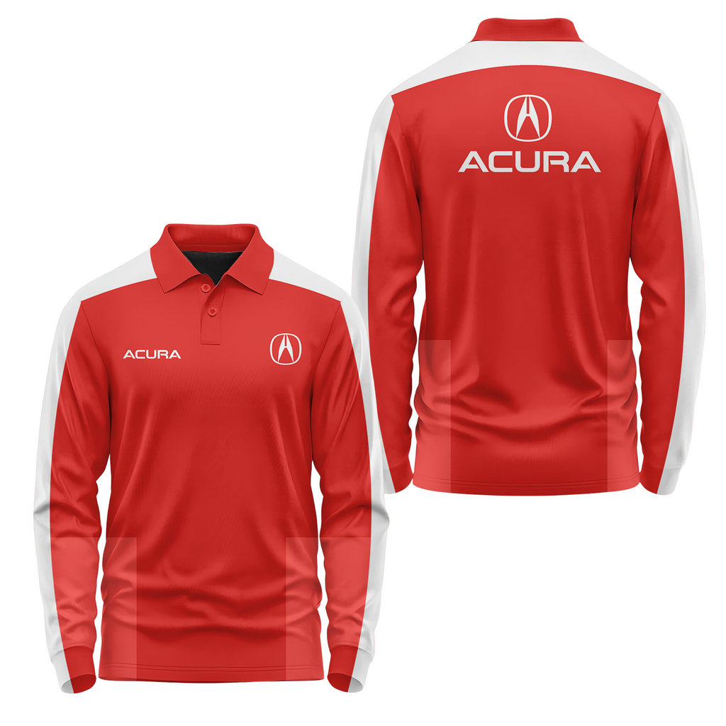 Acura Long Sleeve Polo USPL2725
