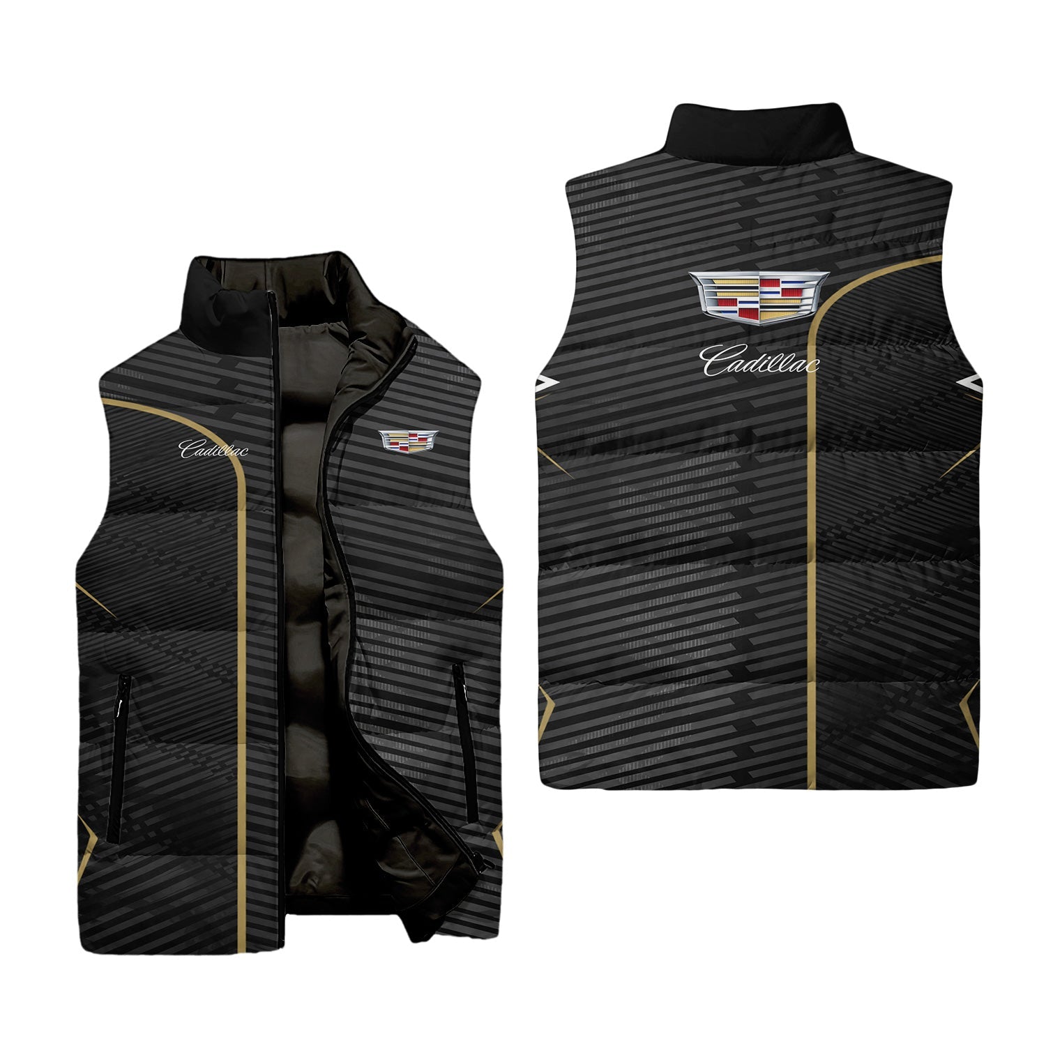 Cadillac Sleeveless Puffer Jacket USPL2821