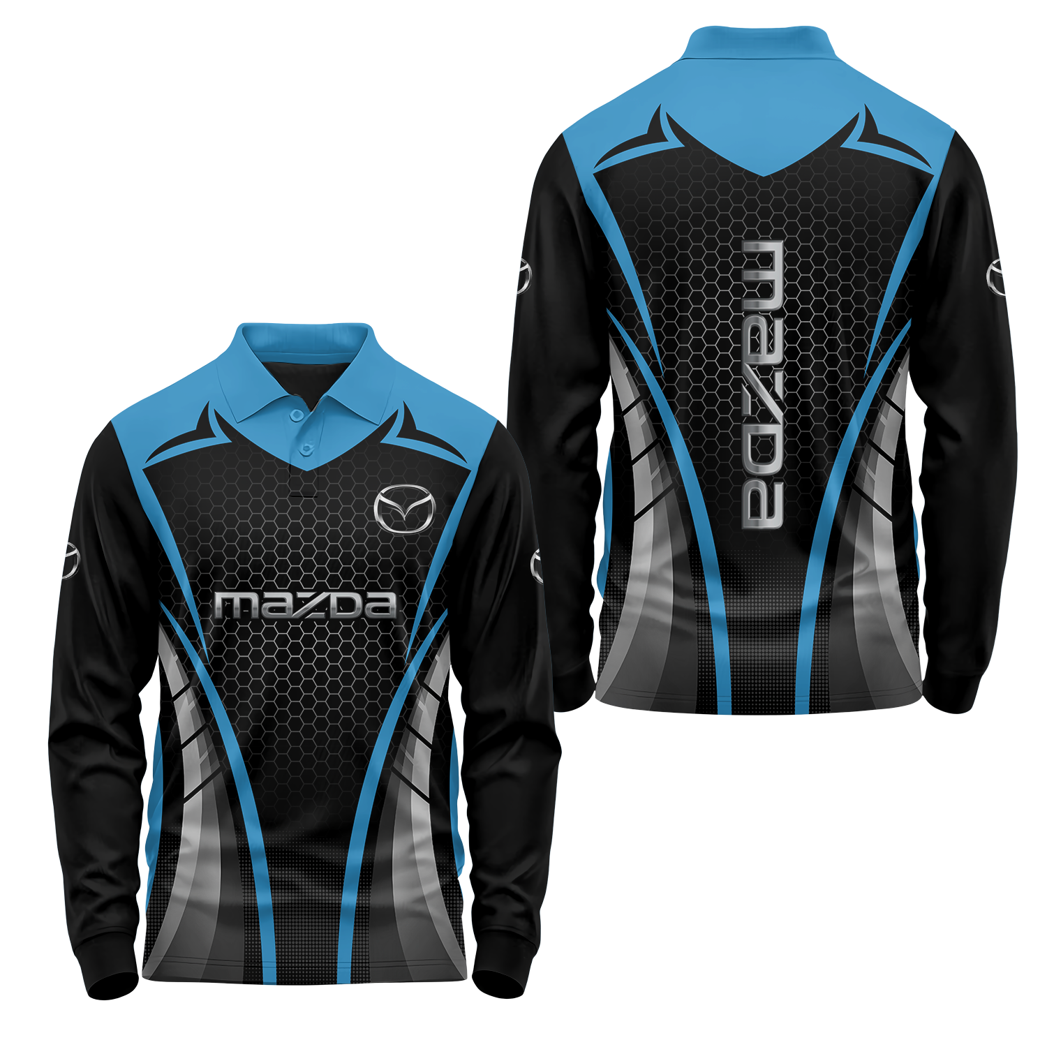 Mazda Long Sleeve Polo USPL2348