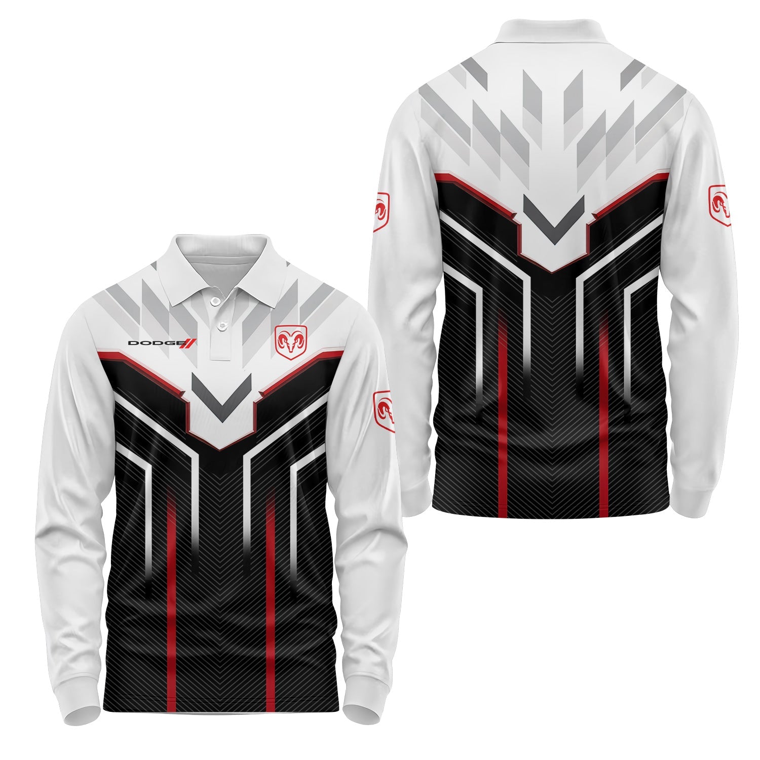 Dodge Long Sleeve Polo USPL2947