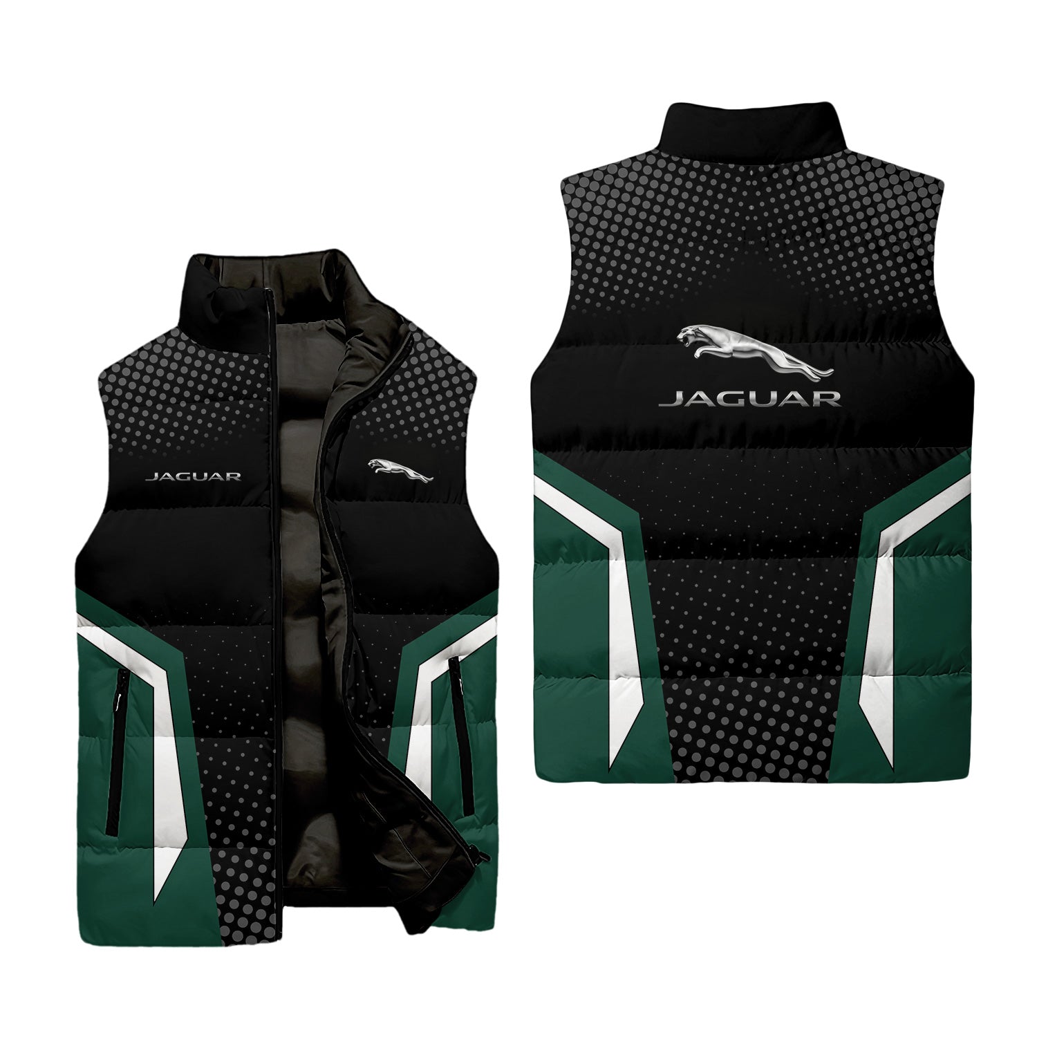 Jaguar Sleeveless Puffer Jacket USPL3249