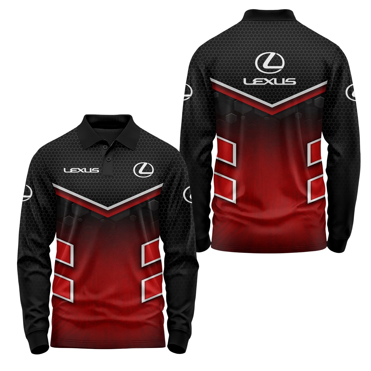 Lexus Long Sleeve Polo USPL2469