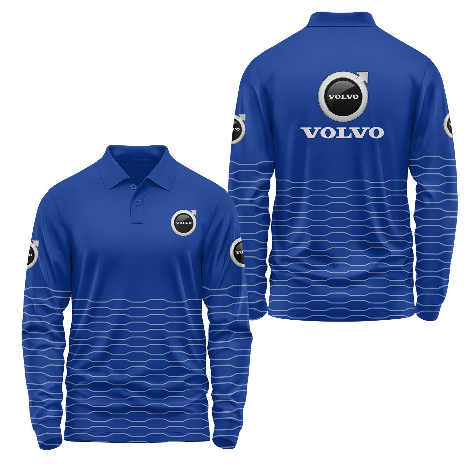Volvo Long Sleeve Polo USPL3141