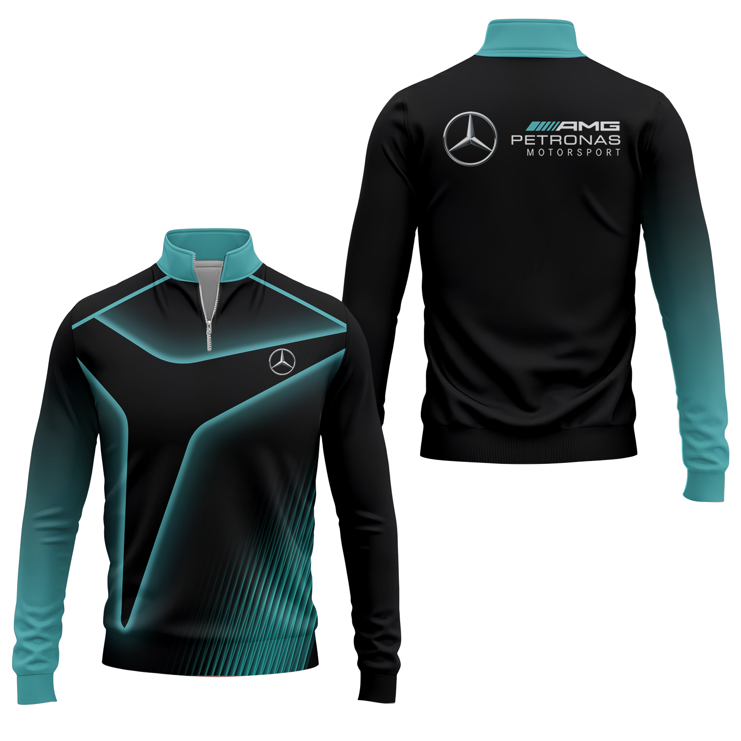 Mercedes Apparels MERC023 - Quarter-zip Pullover