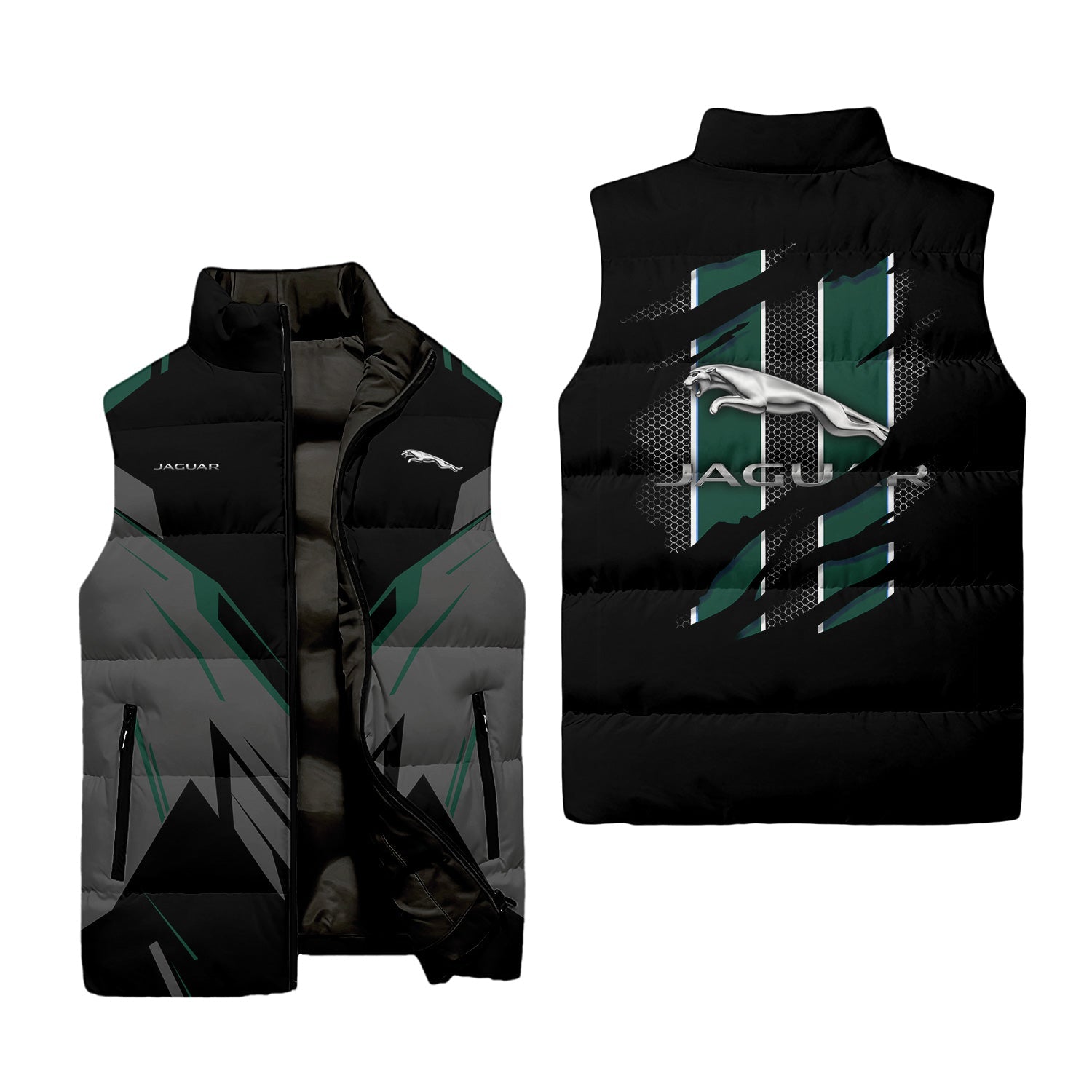 Jaguar Sleeveless Puffer Jacket USPL3231
