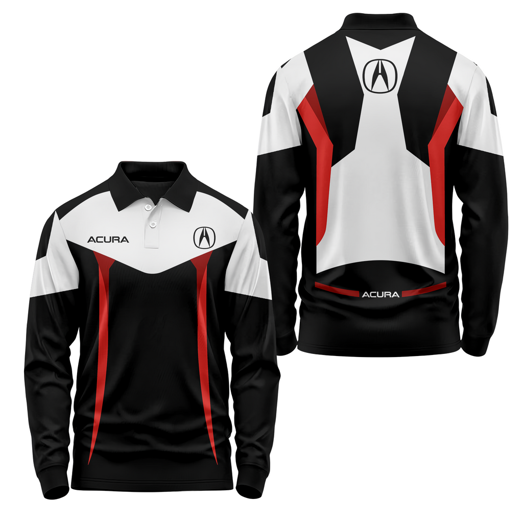 Acura Long Sleeve Polo USPL2743