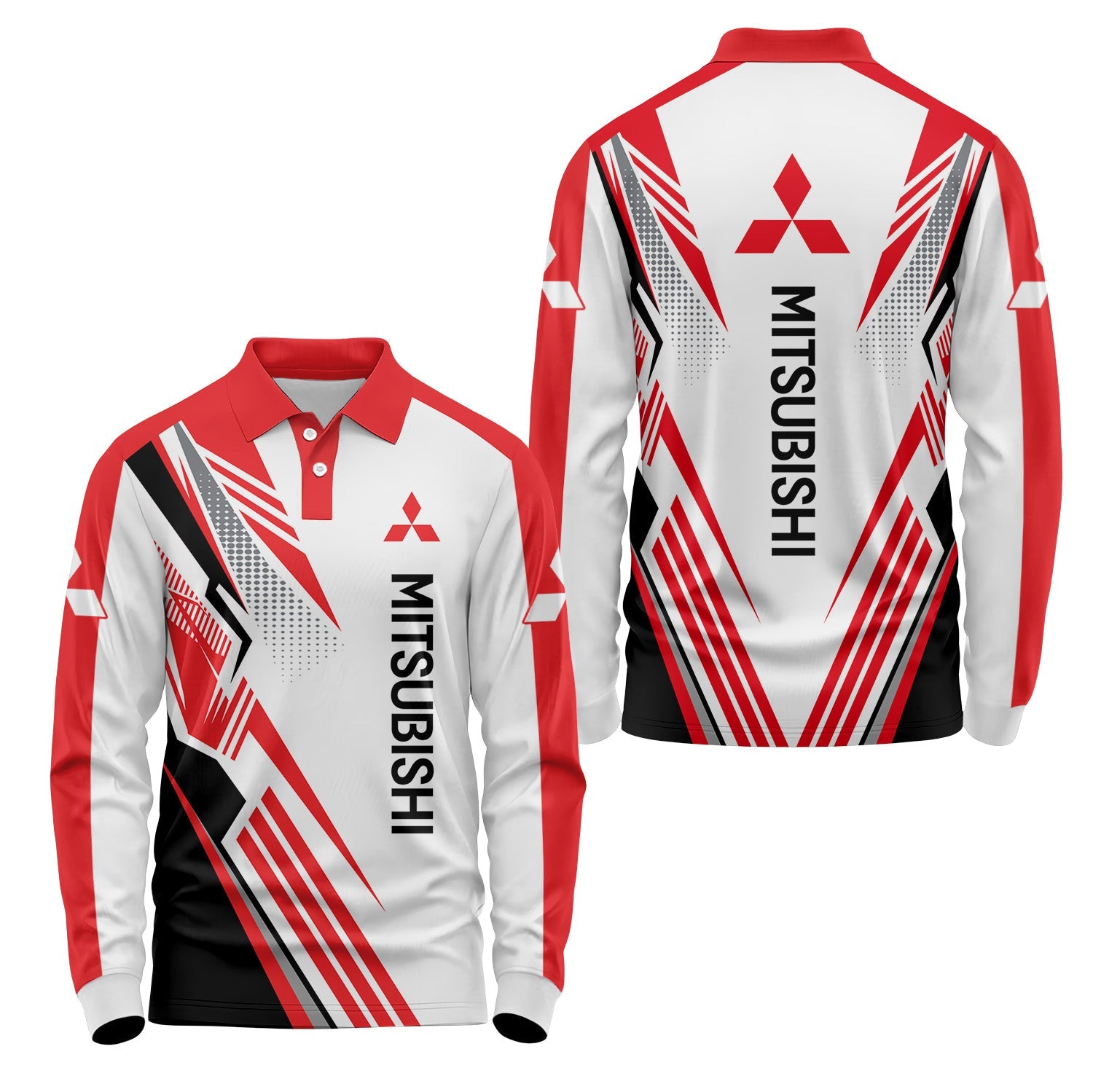Mitsubishi Long Sleeve Polo USPL2395