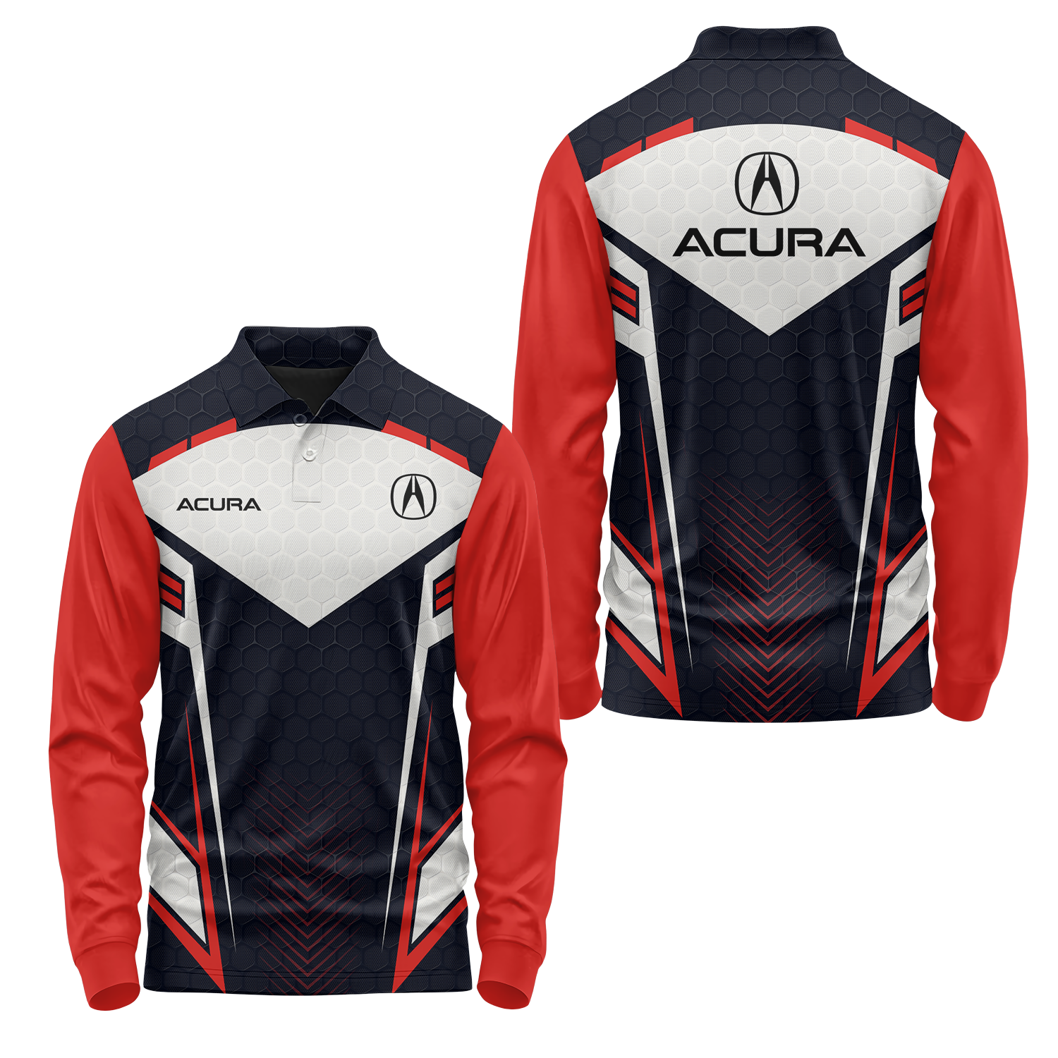 Acura Long Sleeve Polo USPL2771