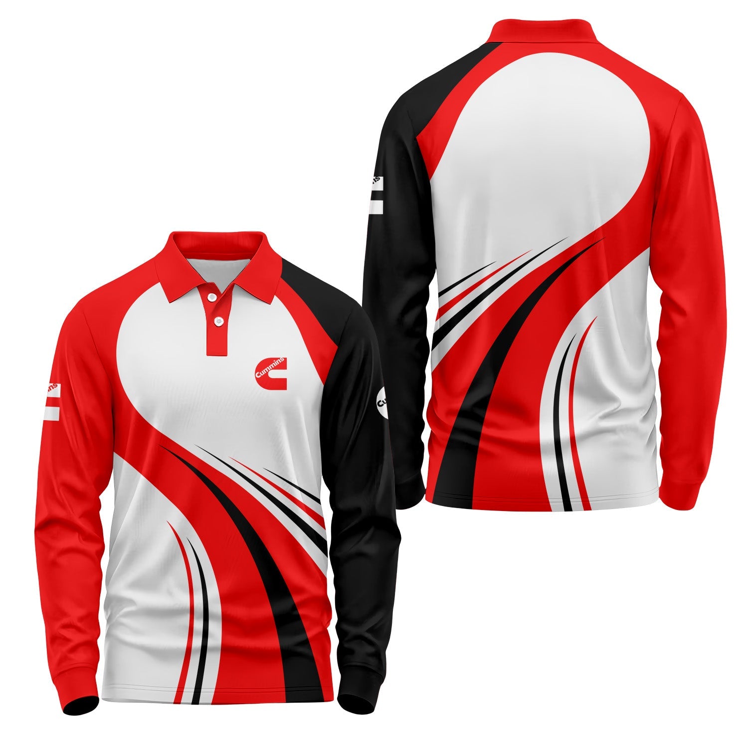 Cummins Long Sleeve Polo USPL2513