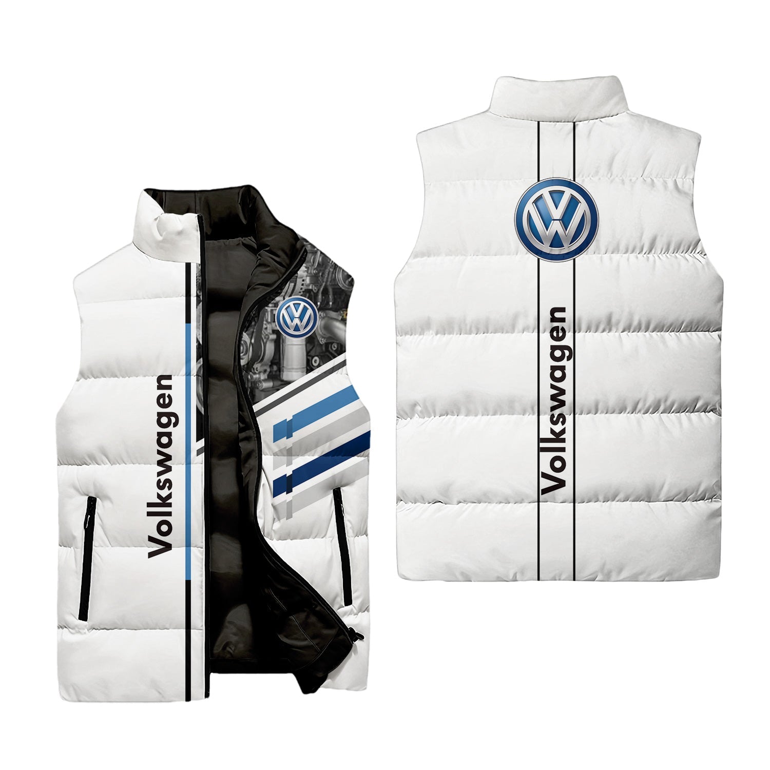 Volkswagen Sleeveless Puffer Jacket USPL2996