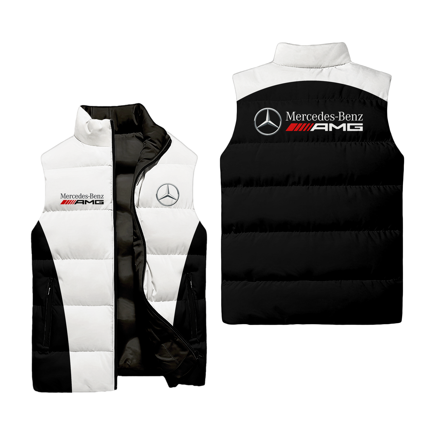 Mercedes Sleeveless Puffer Jacket MERC008