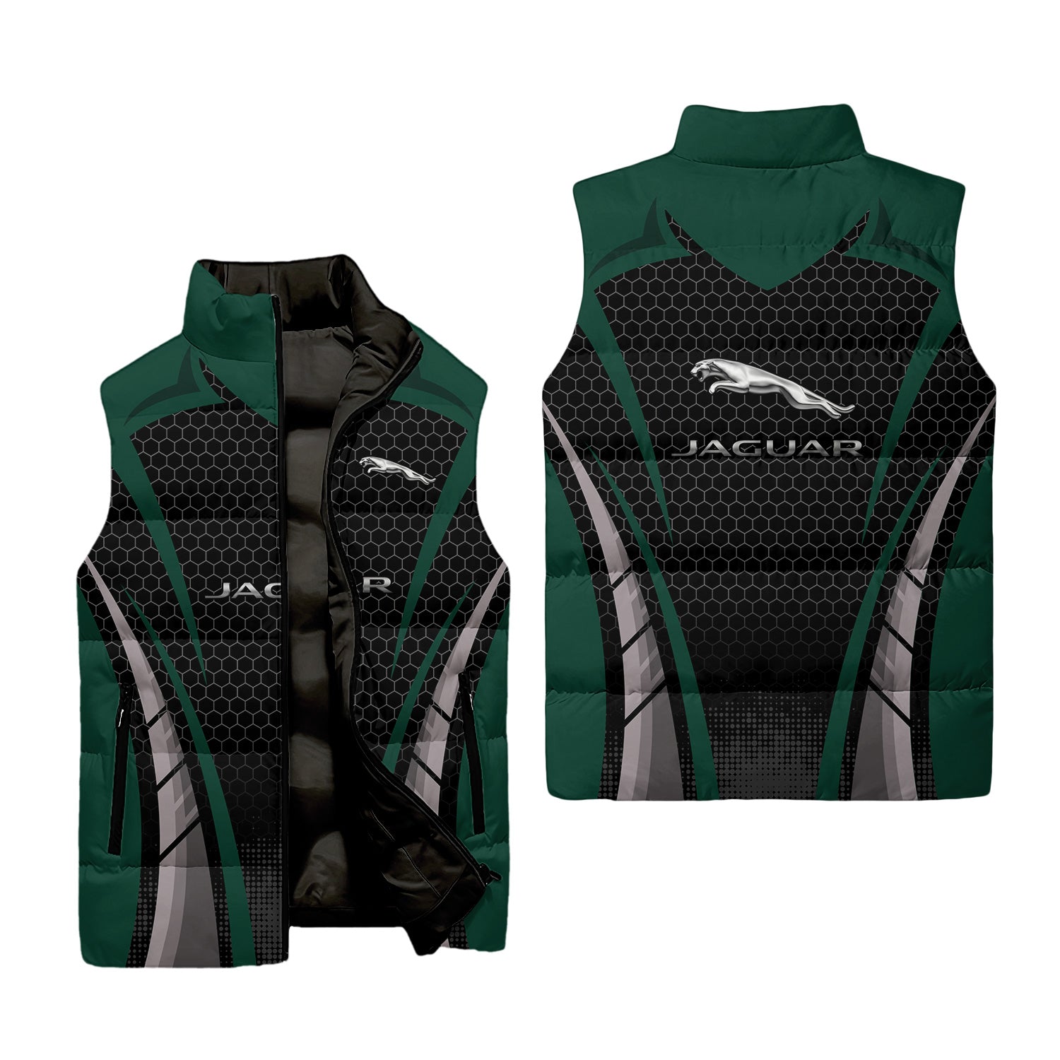 Jaguar Sleeveless Puffer Jacket USPL3235