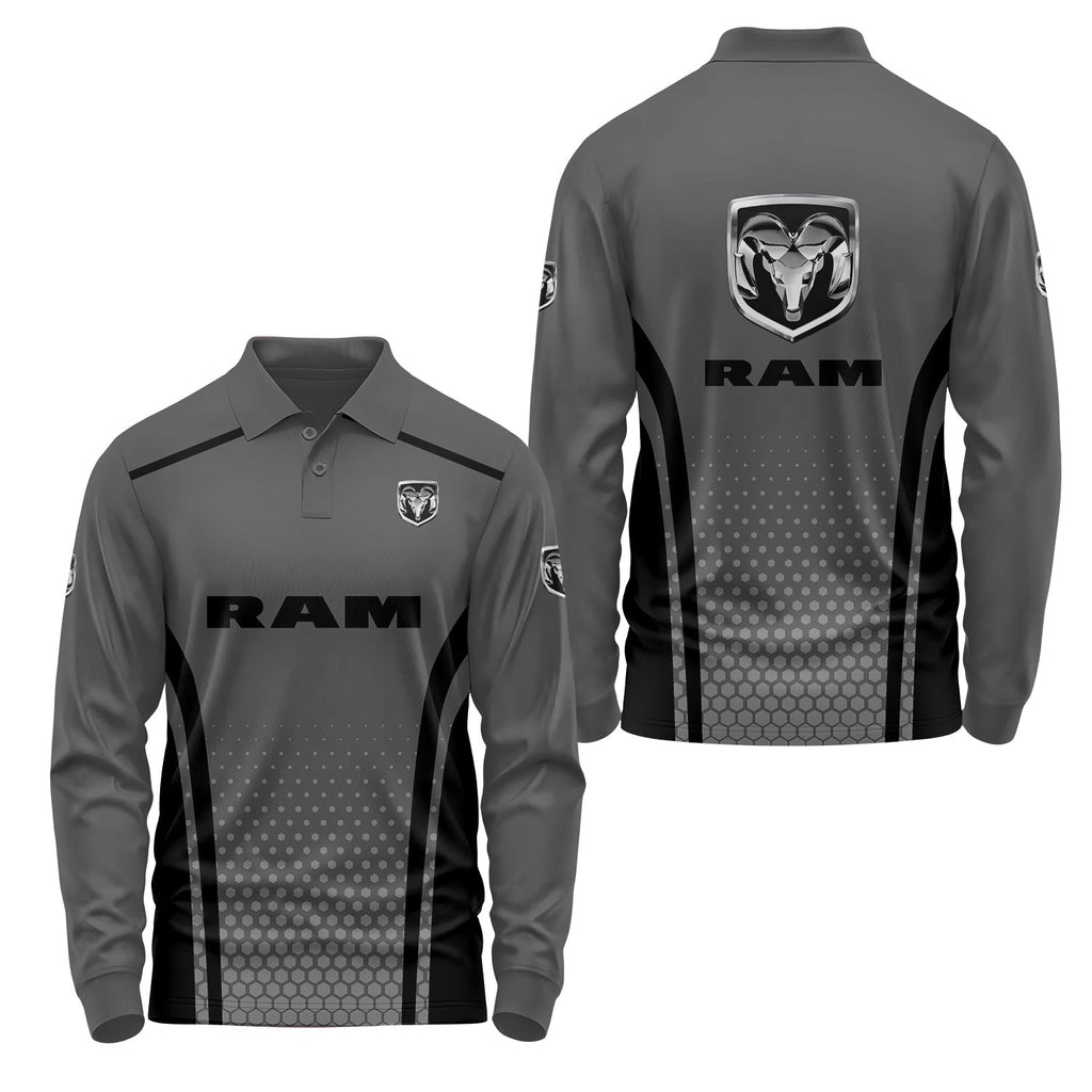 Ram Long Sleeve Polo USPL3041