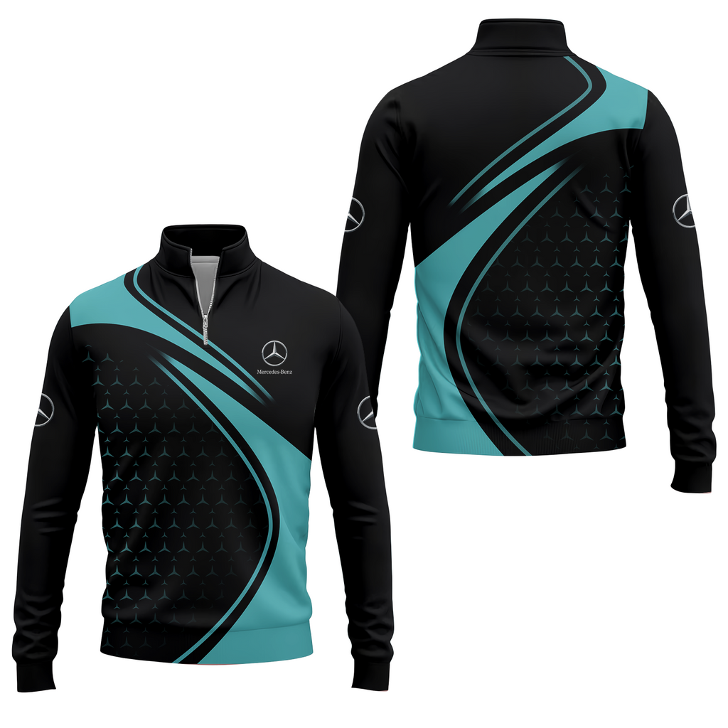 Mercedes Apparels MERC022 - Quarter-zip Pullover