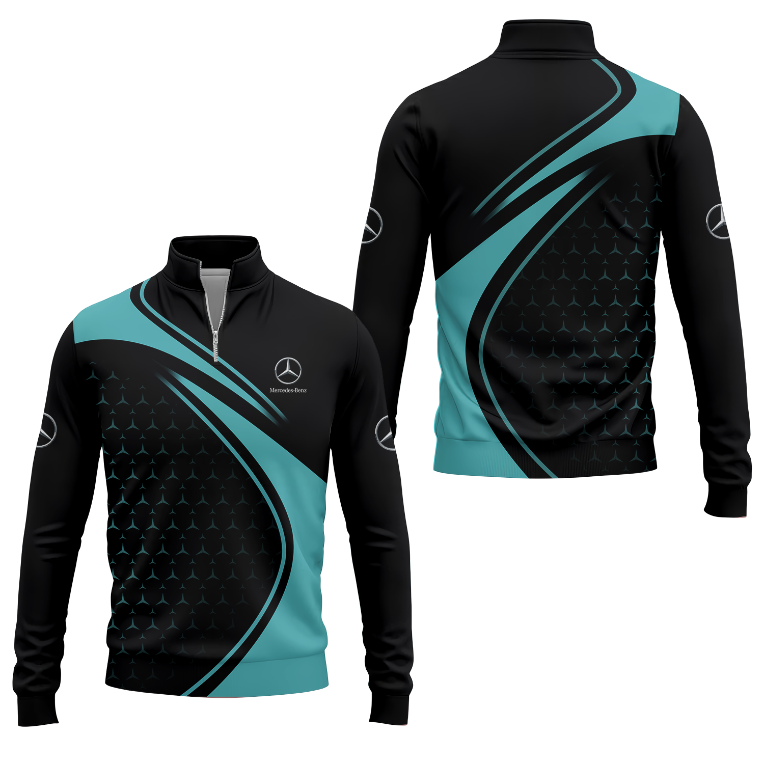 Mercedes Apparels MERC022 - Quarter-zip Pullover