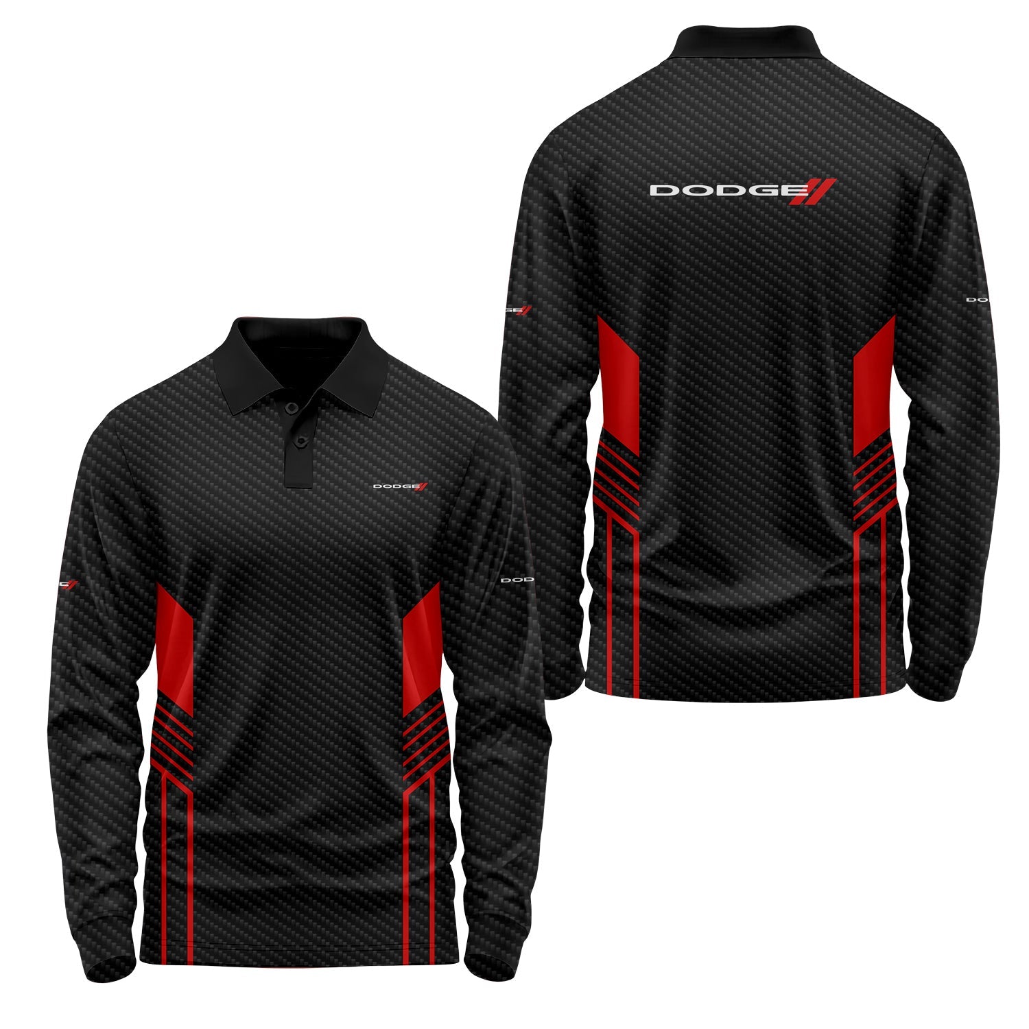Dodge Long Sleeve Polo USPL2926