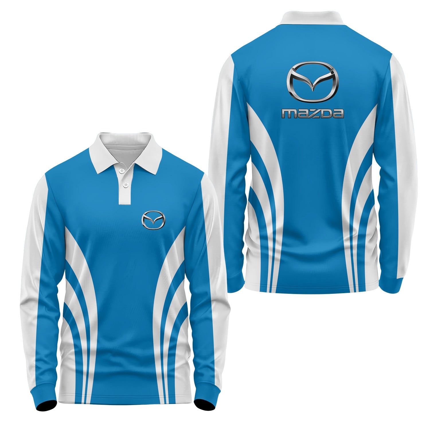Mazda Long Sleeve Polo USPL2336
