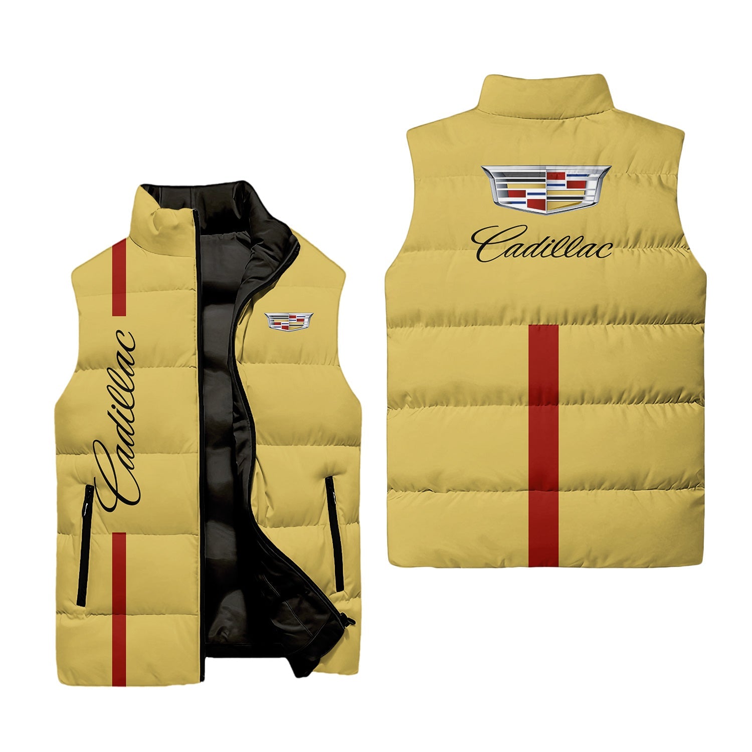 Cadillac Sleeveless Puffer Jacket USPL2792