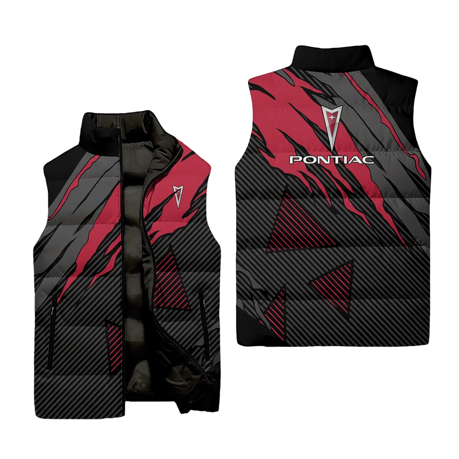 Pontiac Sleeveless Puffer Jacket SC009