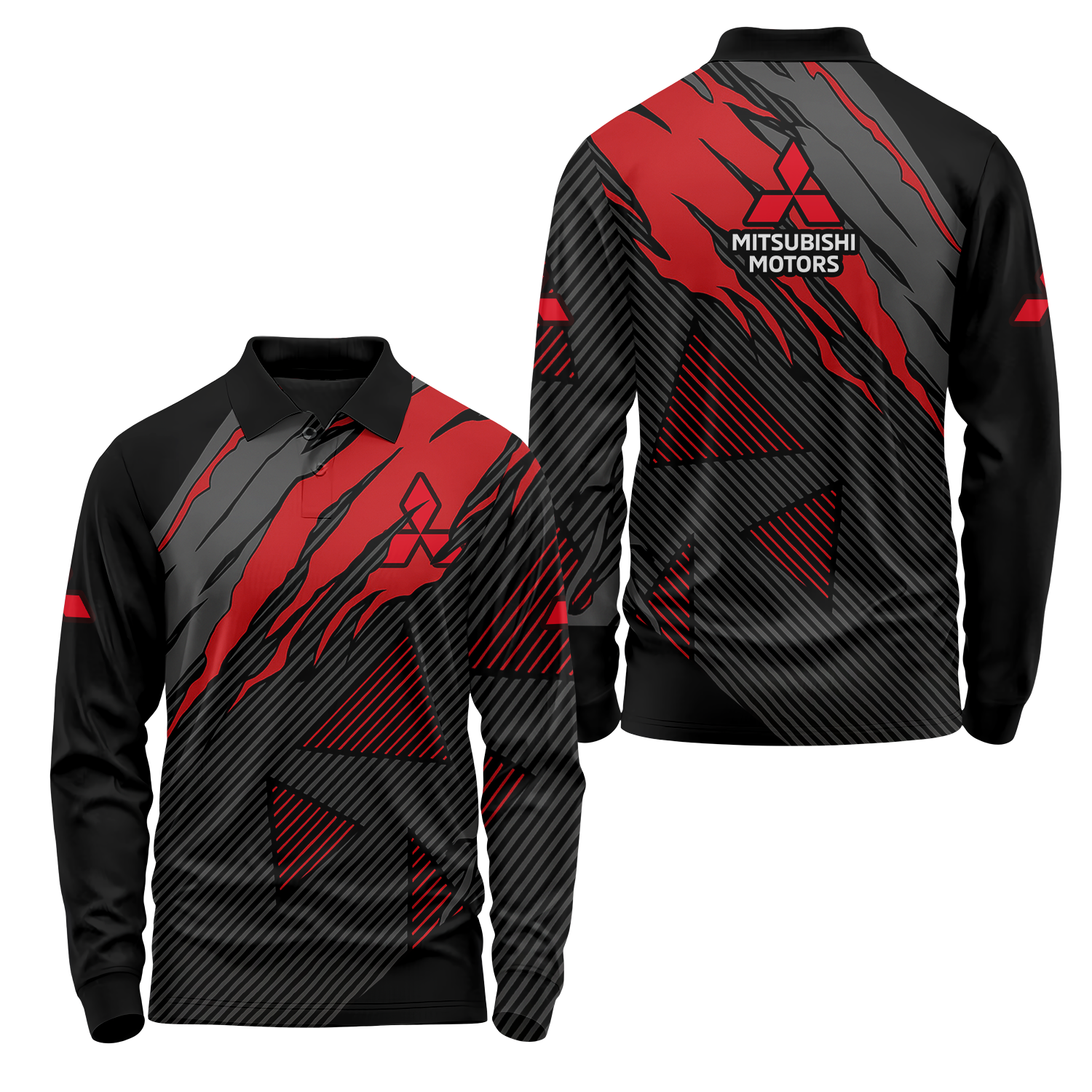 Mitsubishi Long Sleeve Polo USPL2420