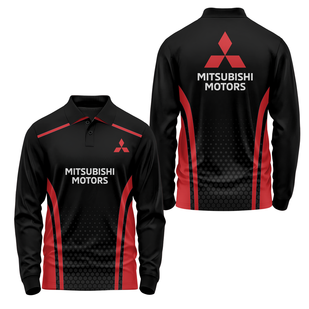 Mitsubishi Long Sleeve Polo USPL2381