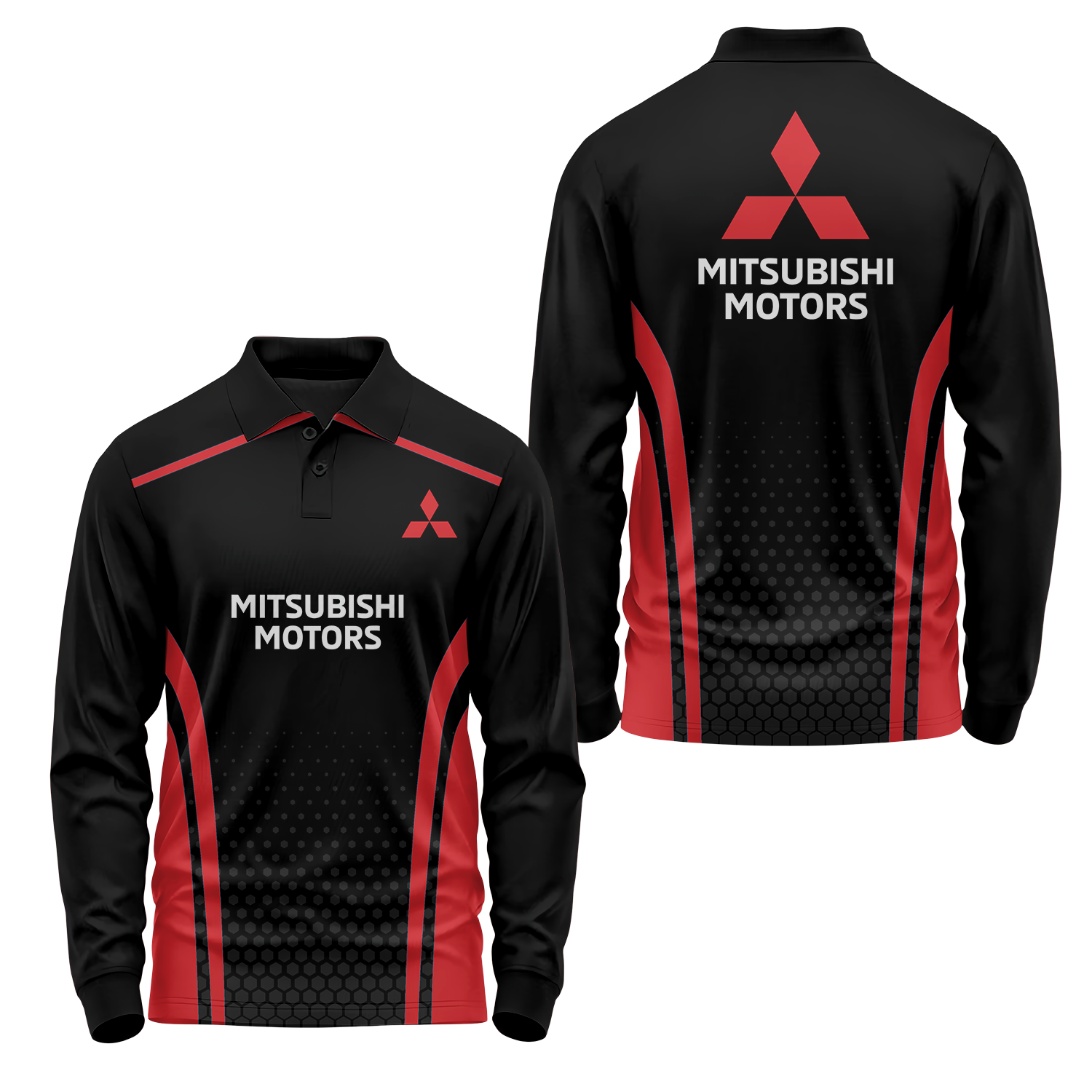 Mitsubishi Long Sleeve Polo USPL2381