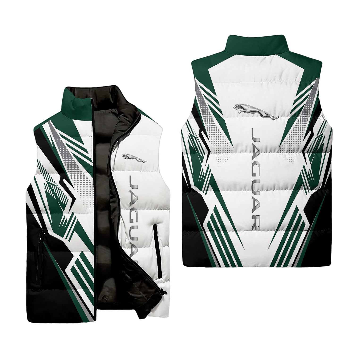 Jaguar Sleeveless Puffer Jacket USPL3255