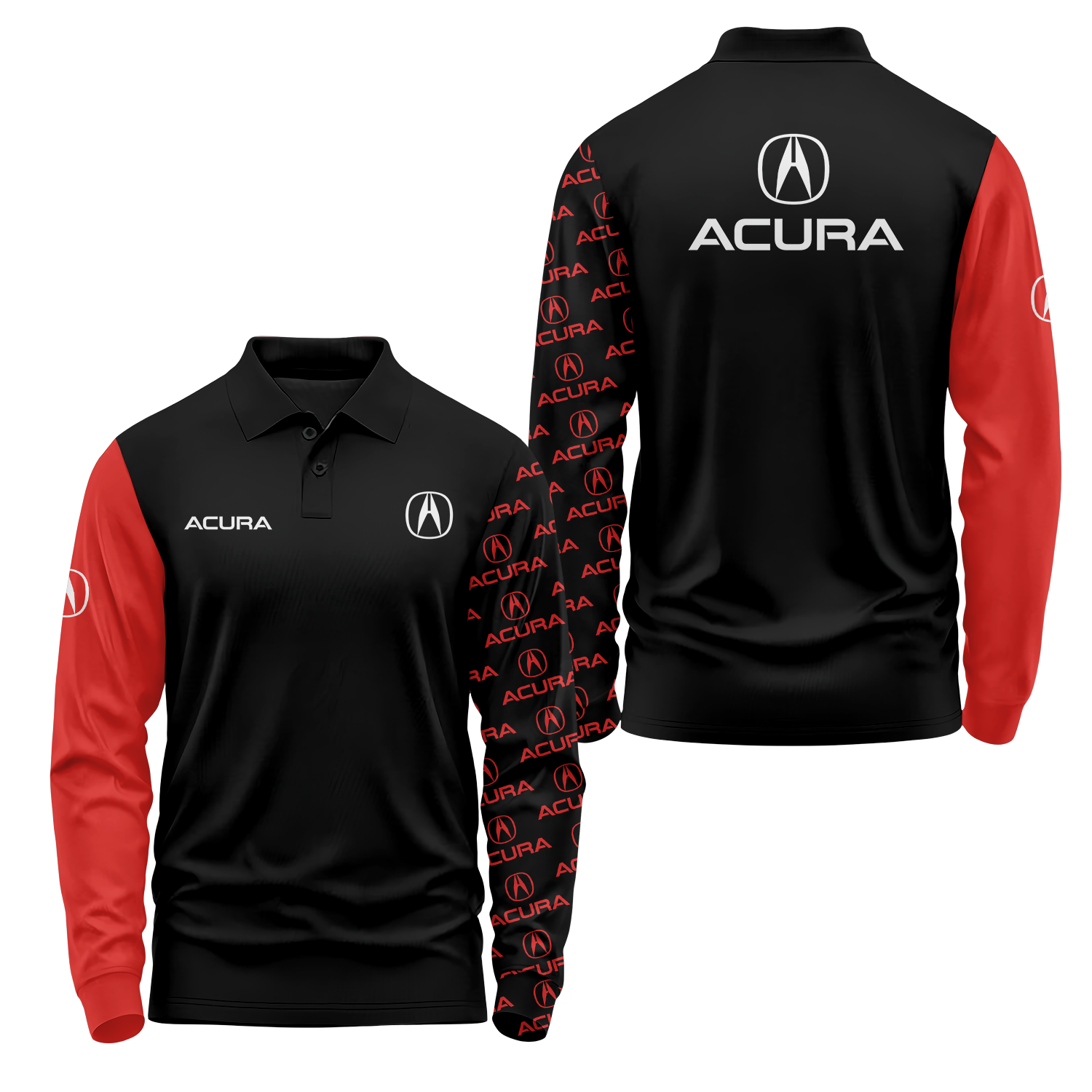 Acura Long Sleeve Polo USPL2724