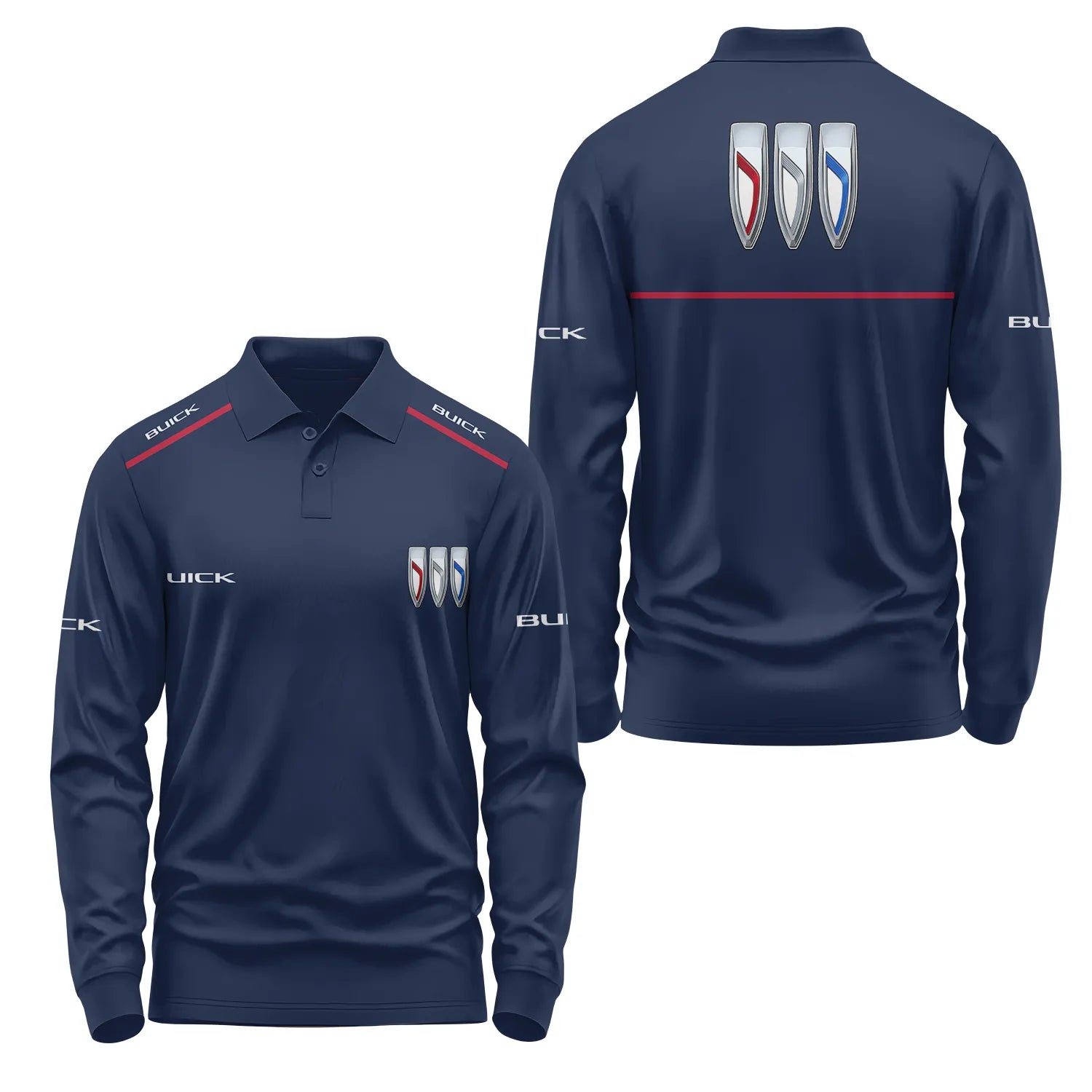 Buick Long Sleeve Polo SC007