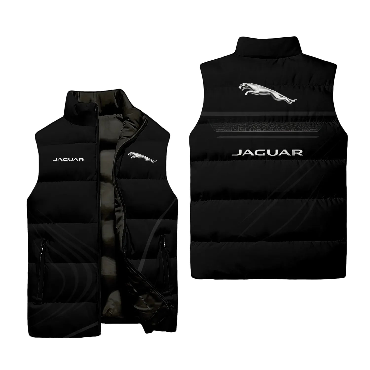 Jaguar Sleeveless Puffer Jacket SC024