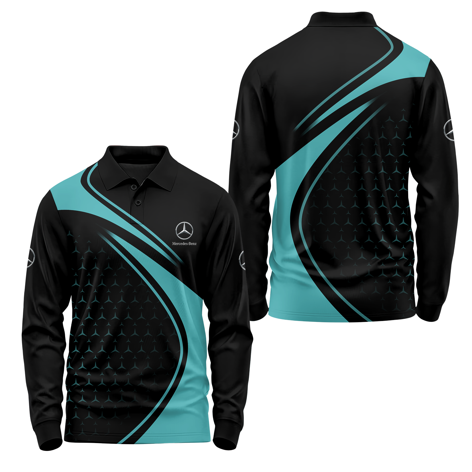Mercedes Long Sleeve Polo MERC022
