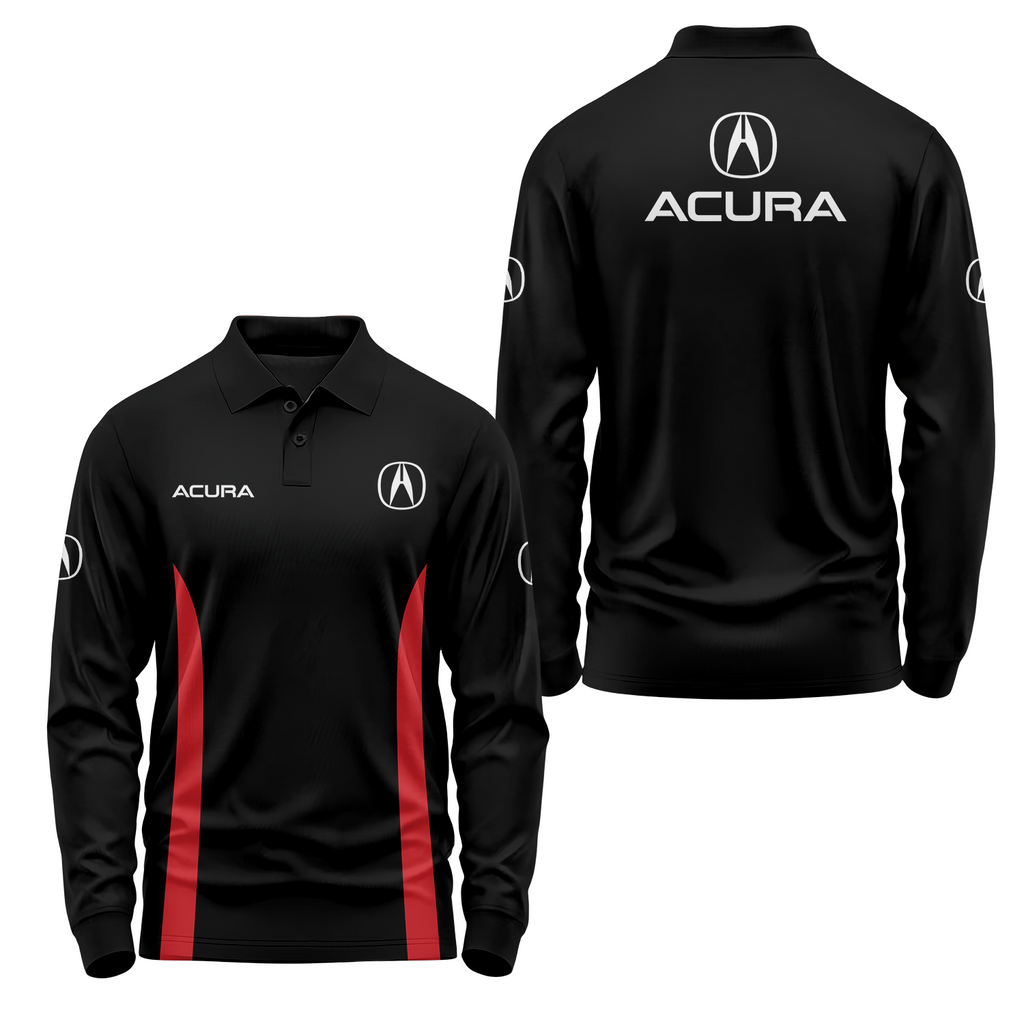 Acura Long Sleeve Polo USPL2748