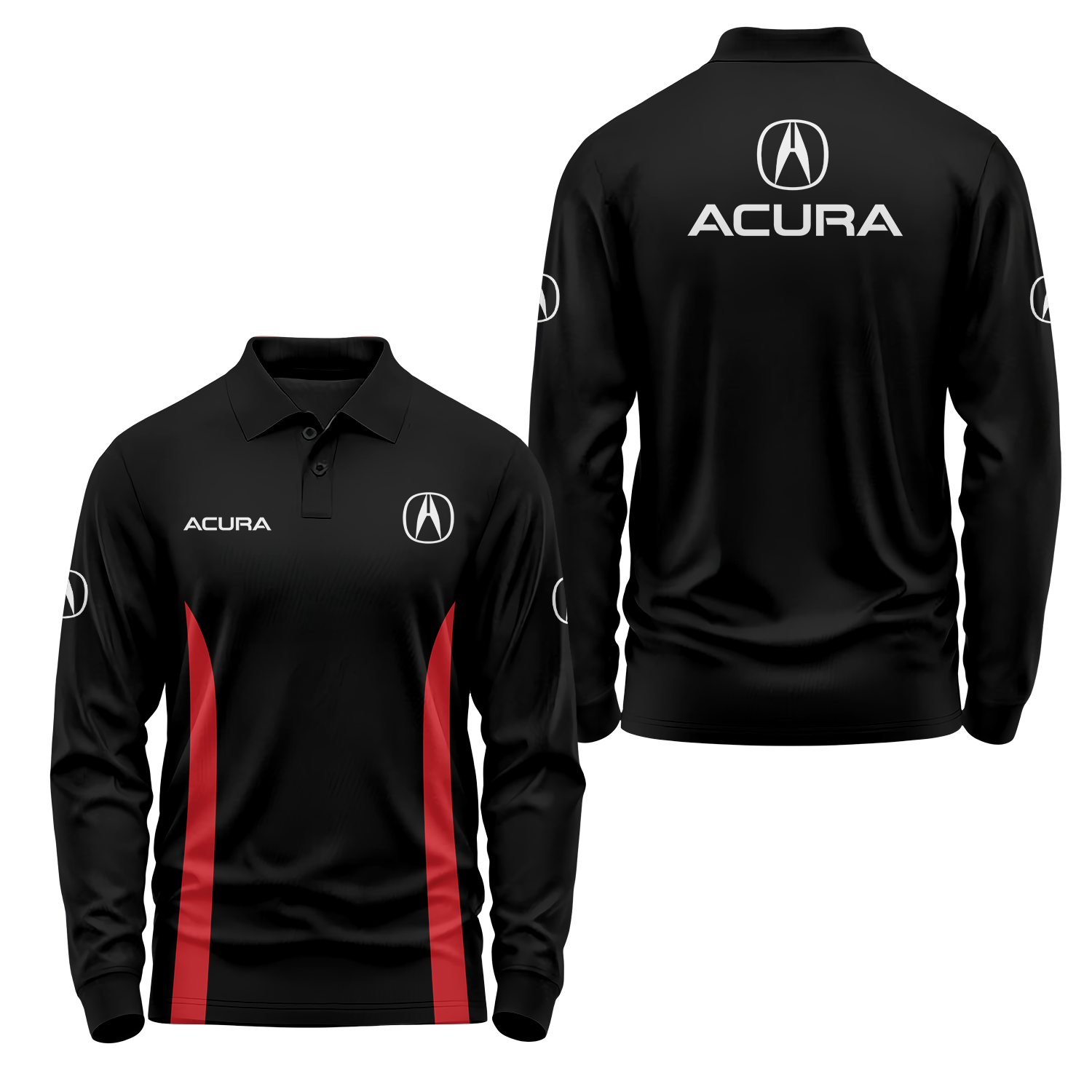 Acura Long Sleeve Polo USPL2748