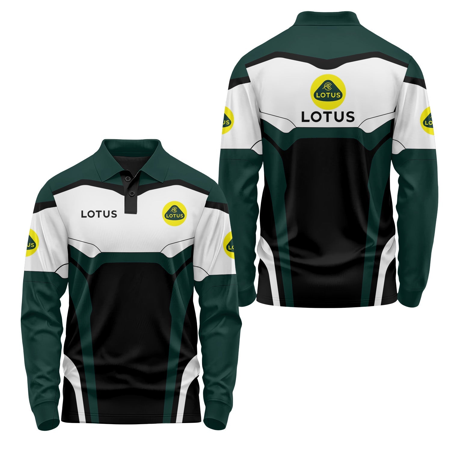Lotus Long Sleeve Polo USPL2586