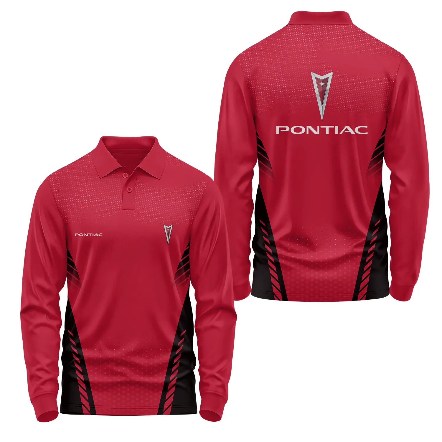 Pontiac Long Sleeve Polo SC017