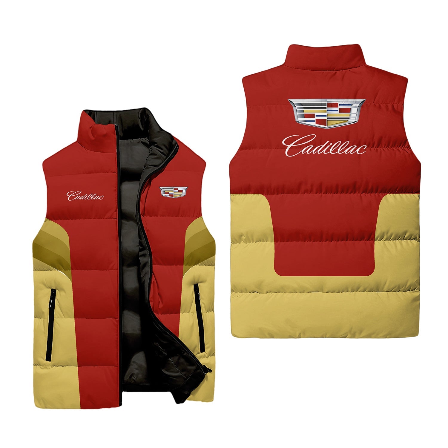 Cadillac Sleeveless Puffer Jacket USPL2788