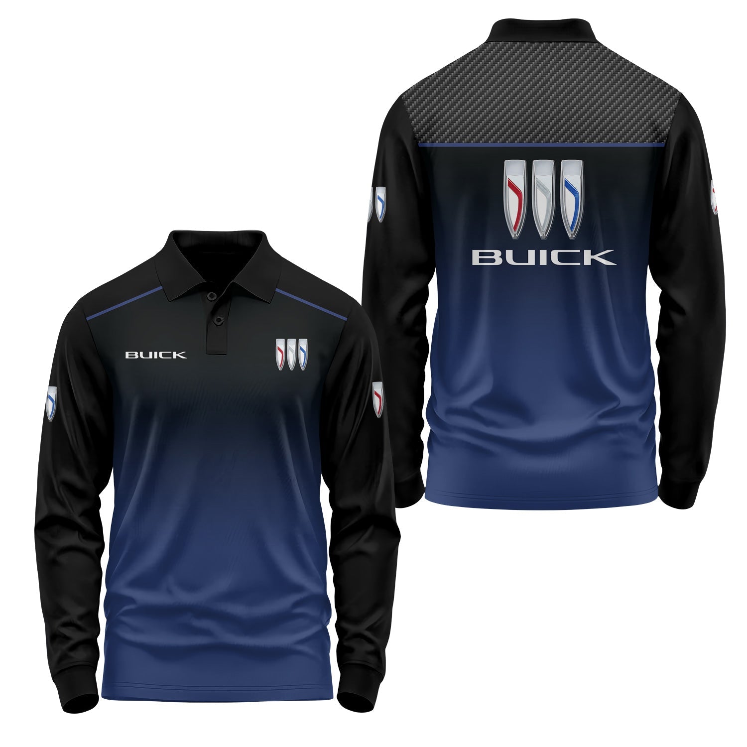 Buick Long Sleeve Polo USPL3097