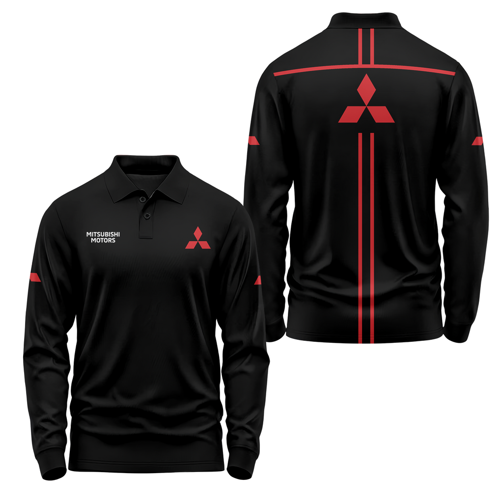 Mitsubishi Long Sleeve Polo USPL2385
