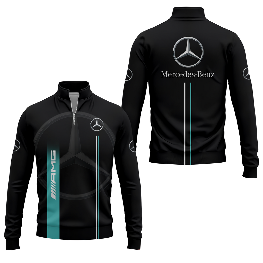 Mercedes Apparels MERC017 - Quarter-zip Pullover