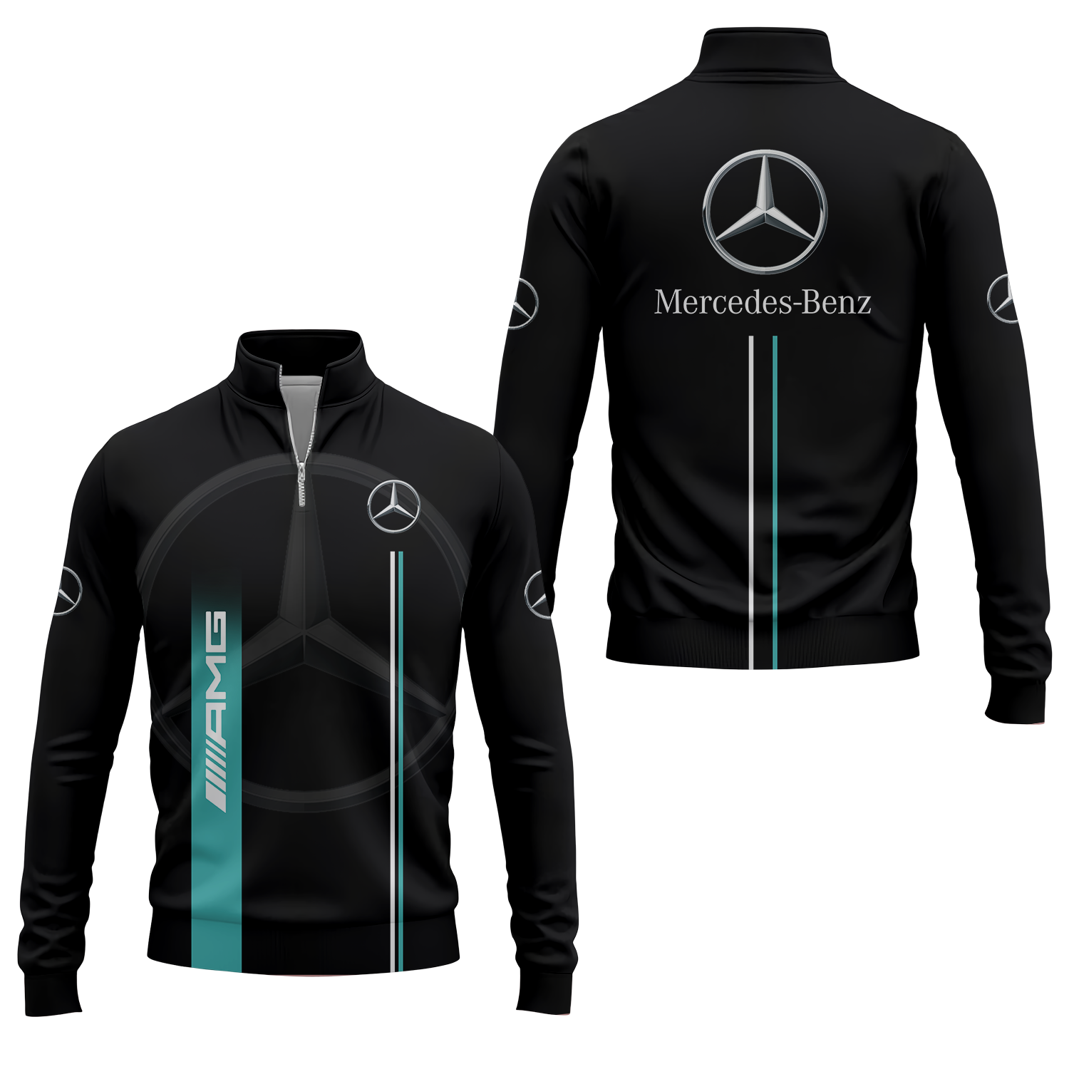 Mercedes Apparels MERC017 - Quarter-zip Pullover