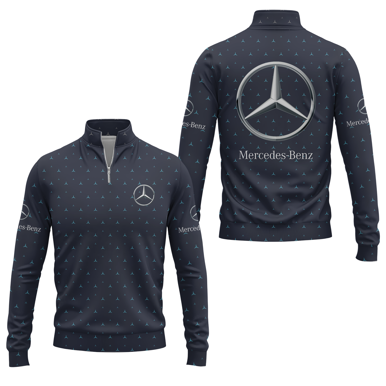 Mercedes Apparels MERC003 - Quarter-zip Pullover