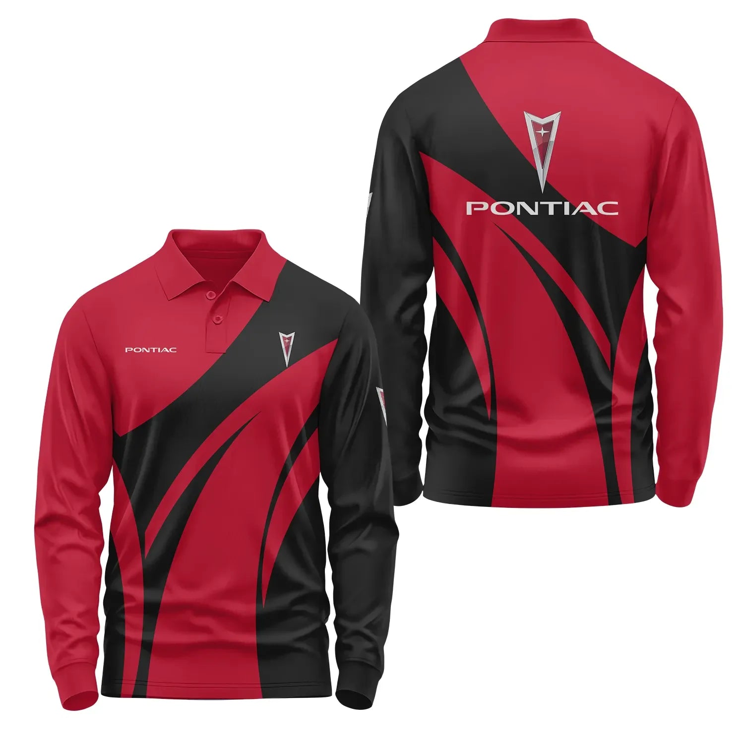 Pontiac Long Sleeve Polo SC022