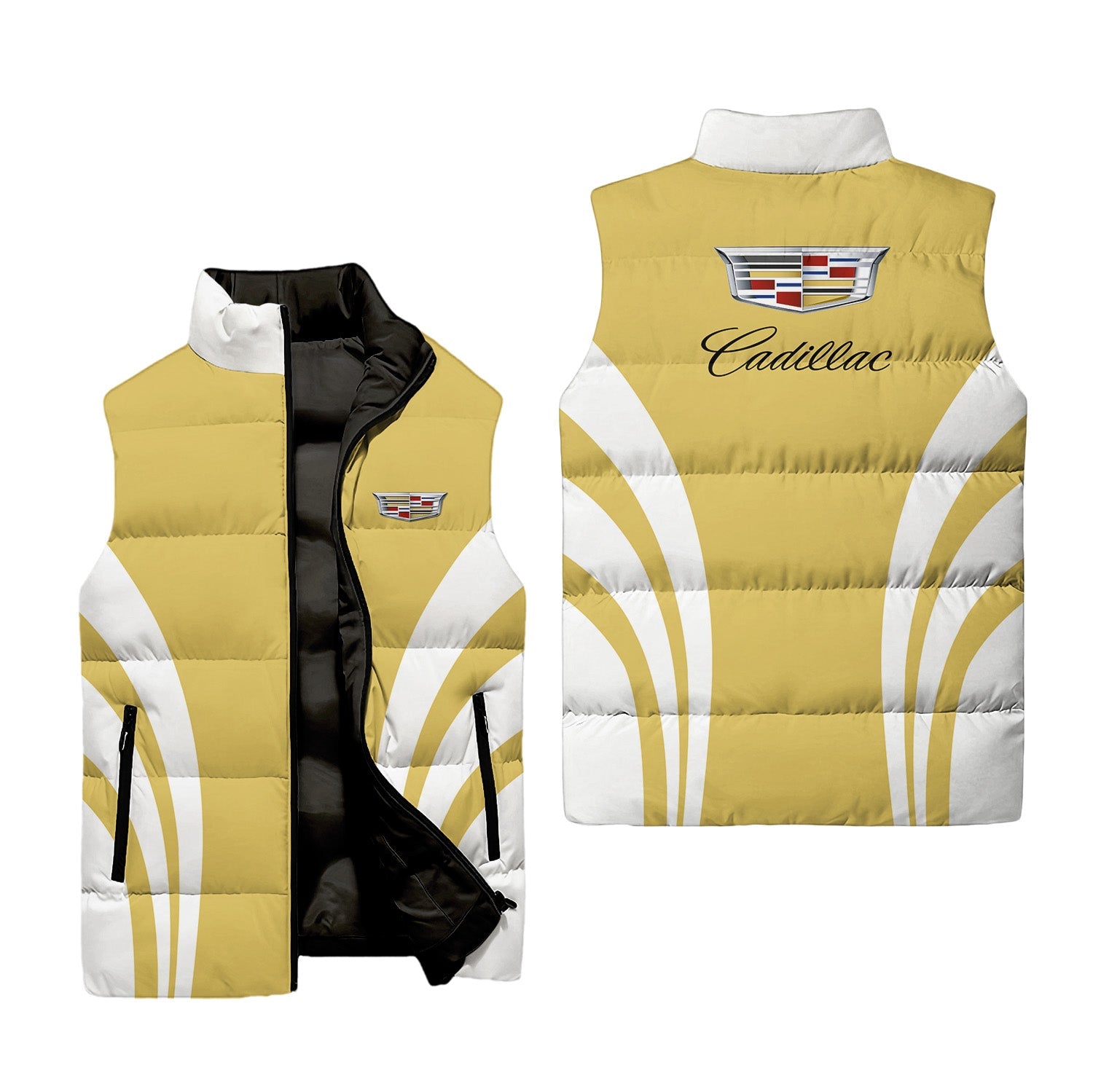 Cadillac Sleeveless Puffer Jacket USPL2834