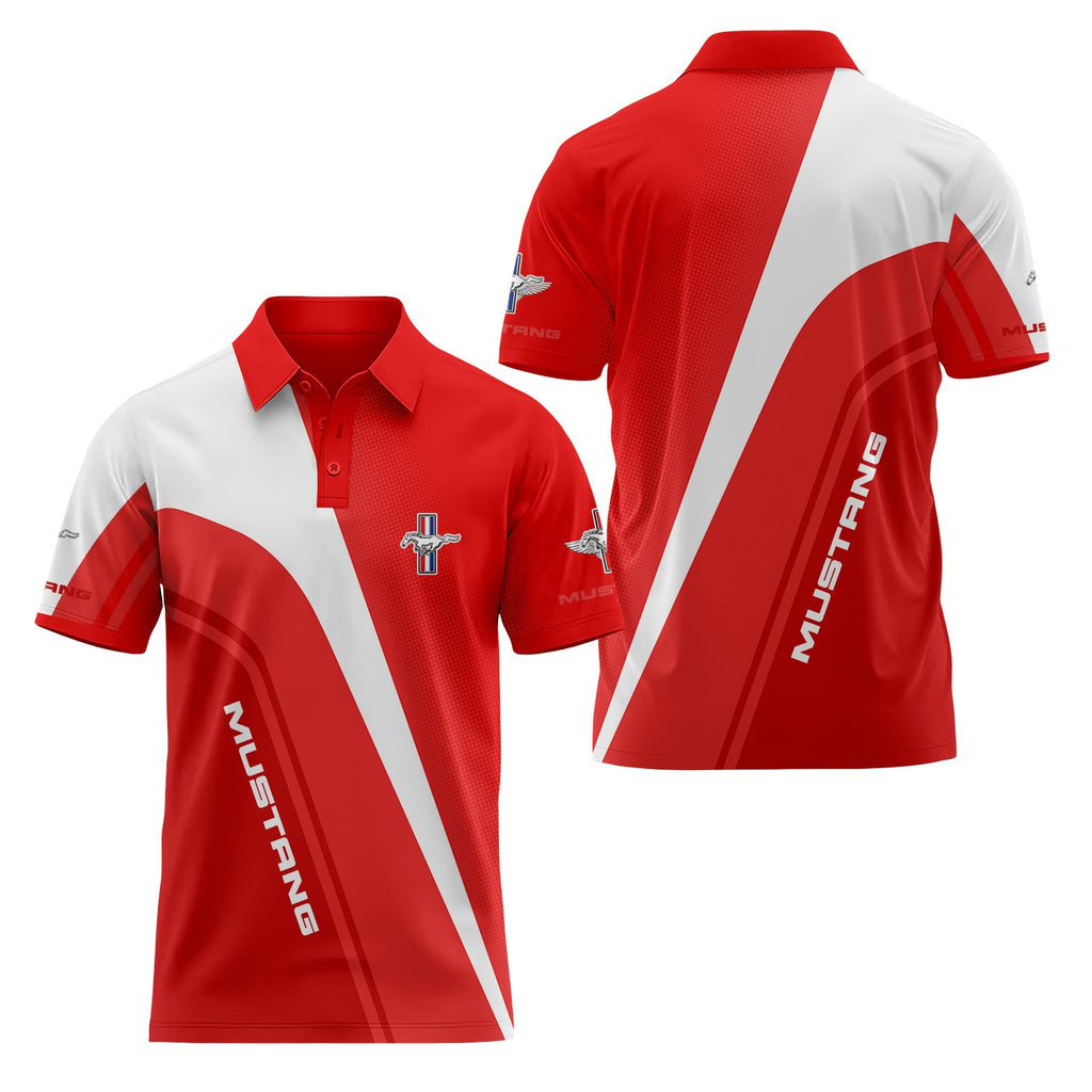 Ford Mustang Short Sleeve Polo USPL2717