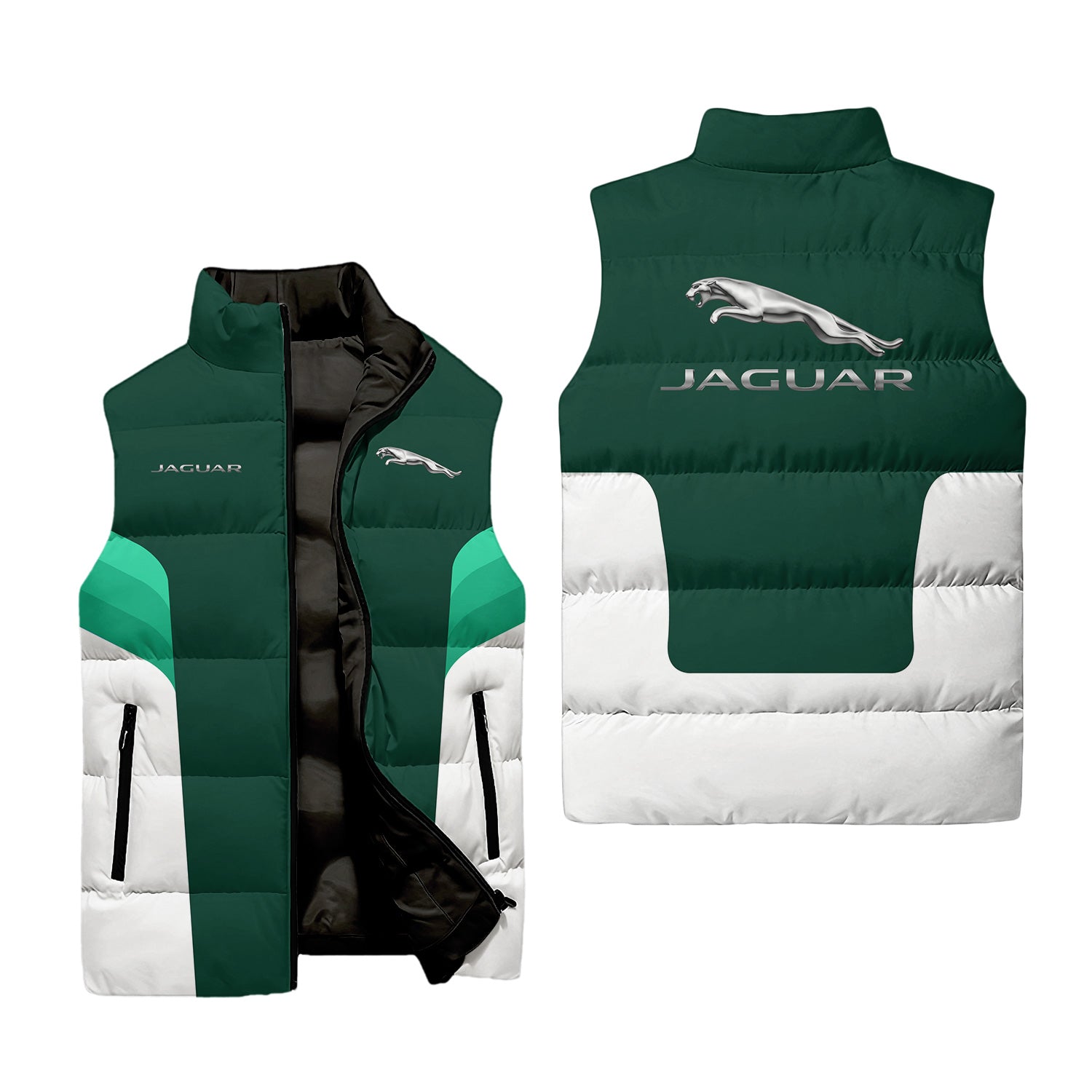 Jaguar Sleeveless Puffer Jacket USPL3208